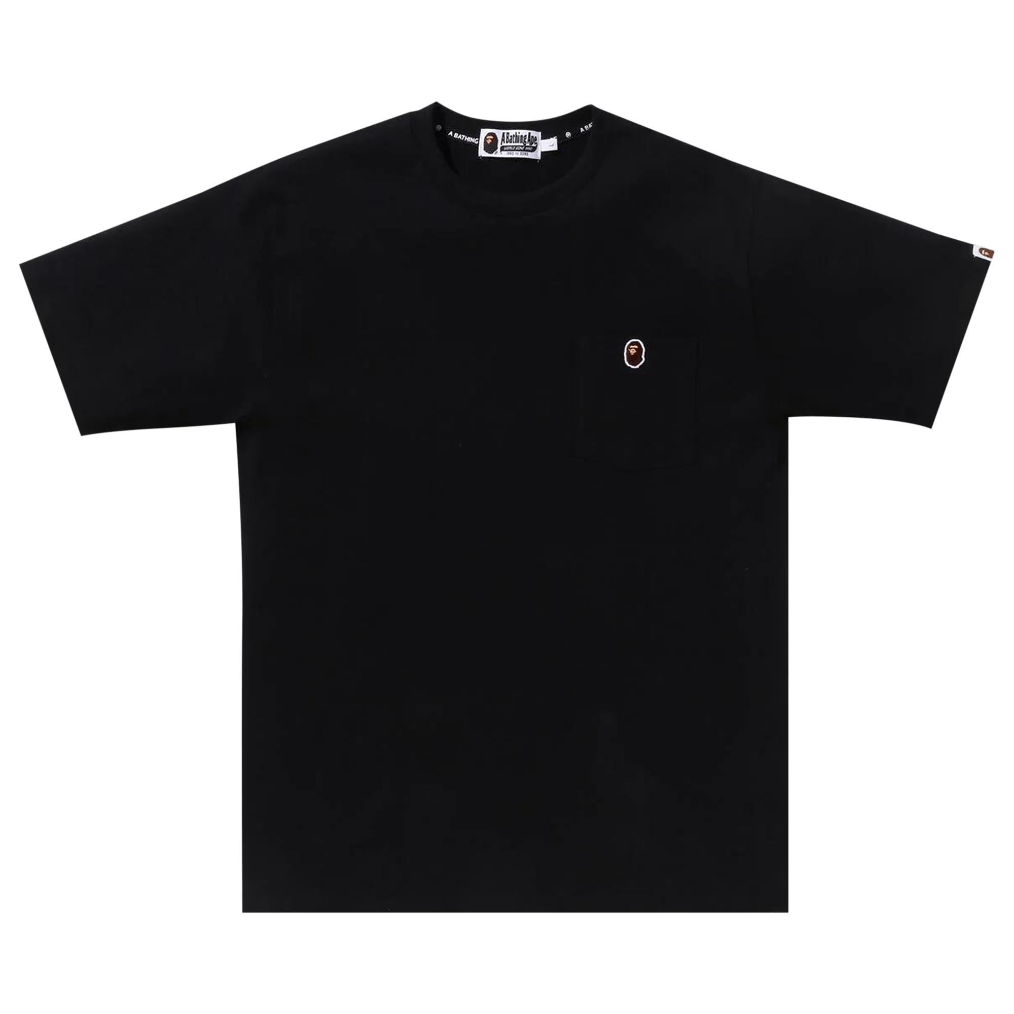 BAPE Ape Head One Point Pocket Tee 'Black'