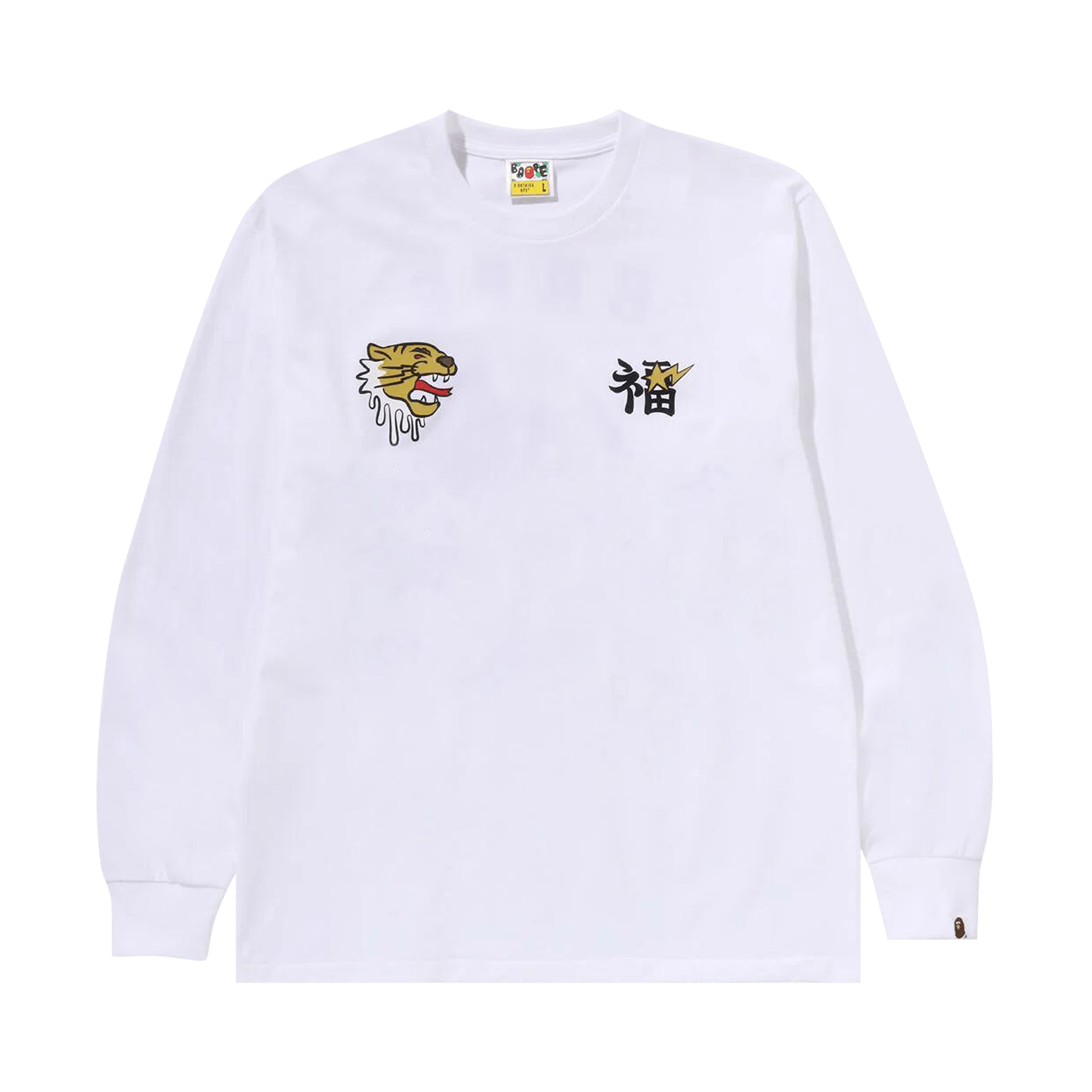 BAPE Souvenir Graphic Long-Sleeve Tee 'White'