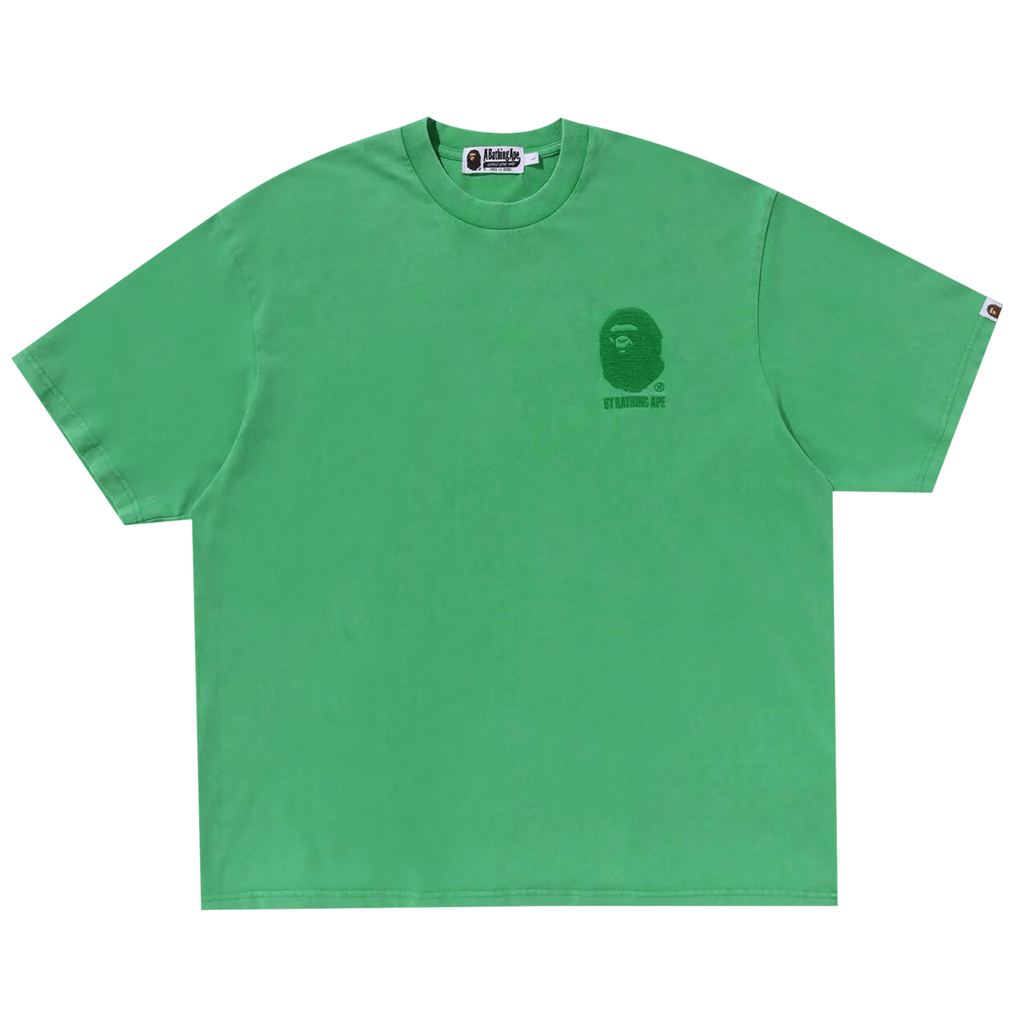BAPE Ape Head One Point Acid Wash Relaxed Fit Tee 'Green'