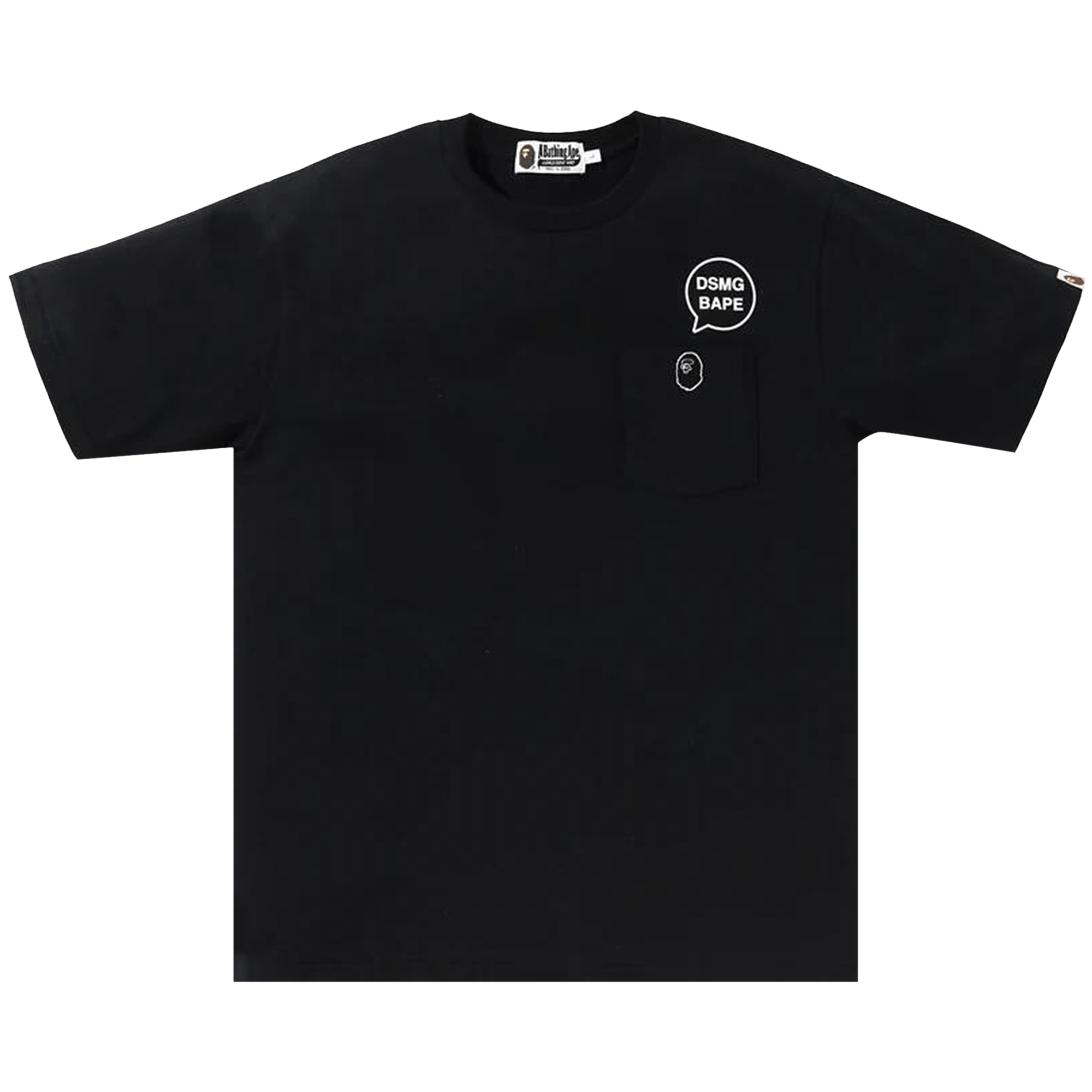 BAPE x DMSG Pocket Tee 'Black'