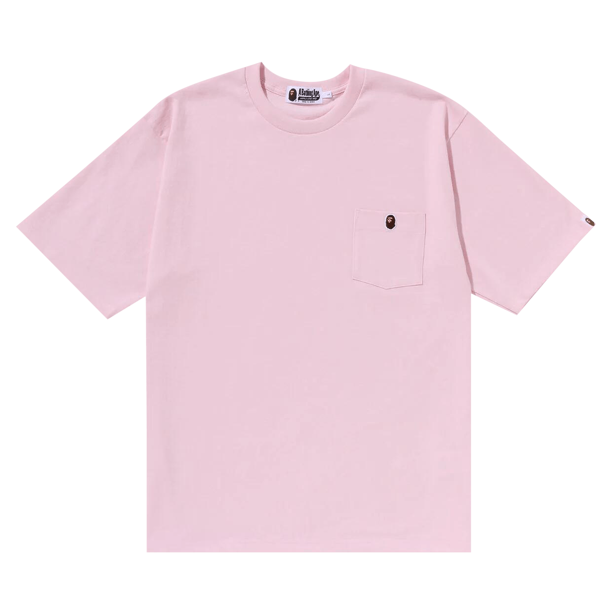 BAPE Ape Head One Point Relaxed Fit Pocket Tee 'Pink'