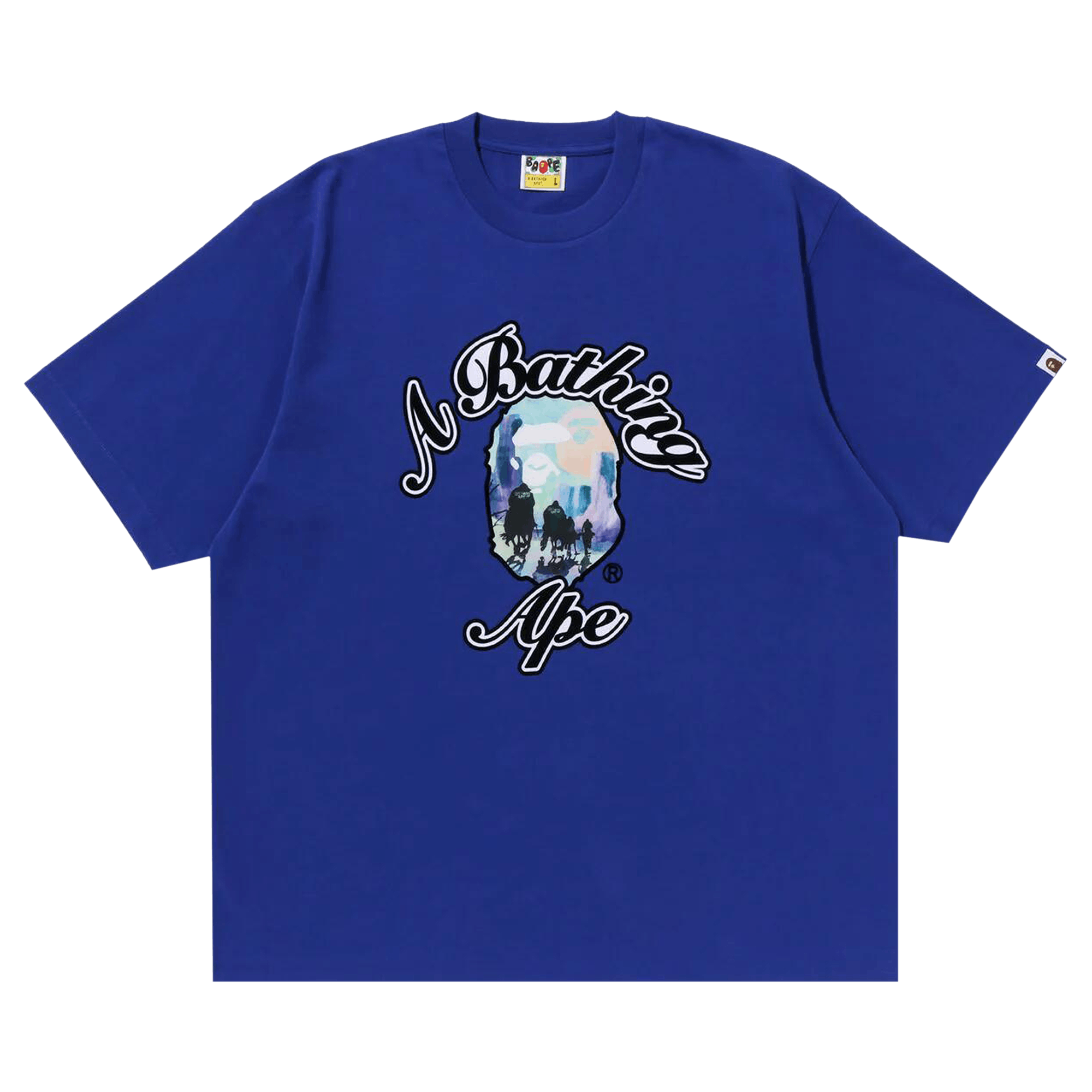 BAPE Forbidden Zone Ape Head Tee 'Blue'