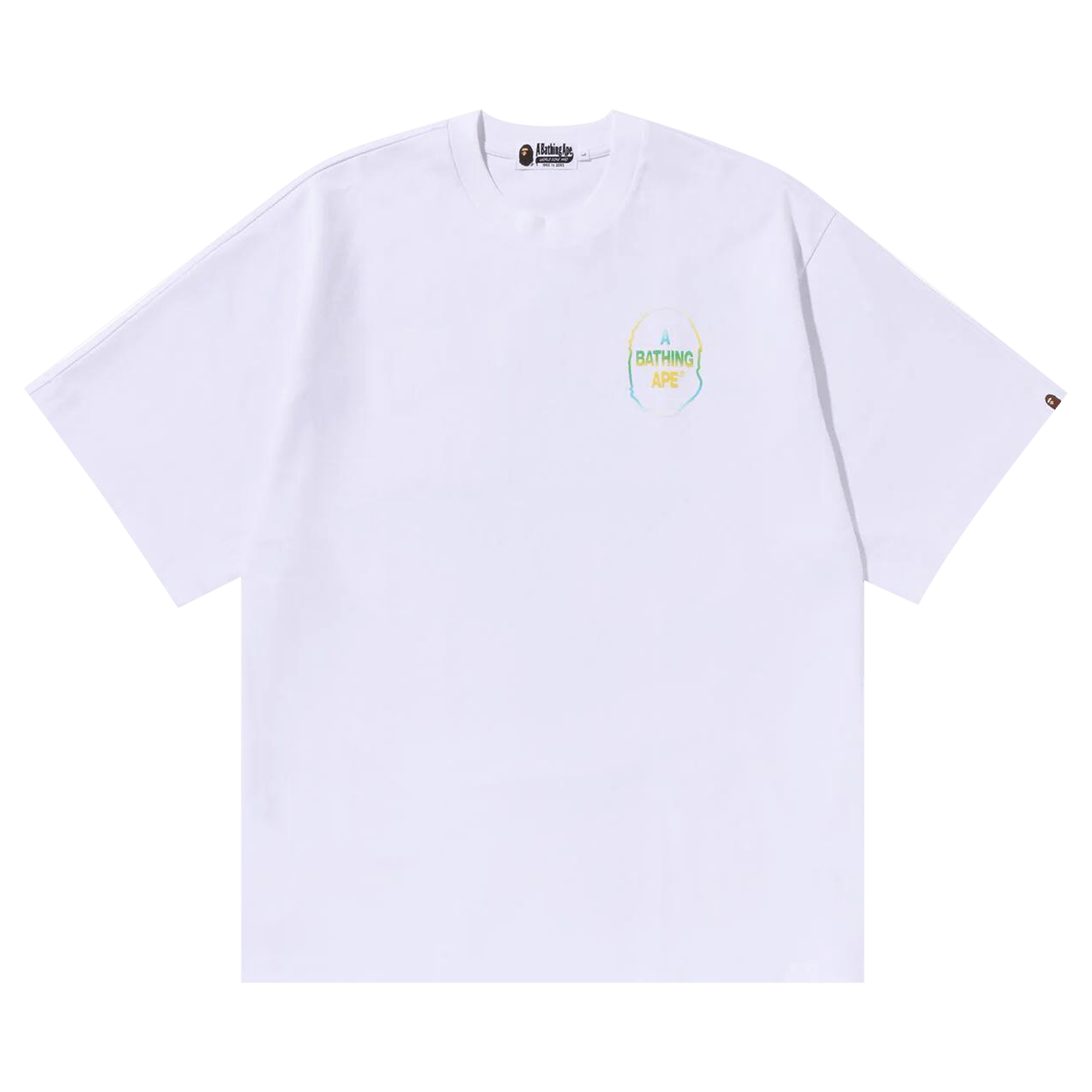 BAPE Gradient T-Block Oversized Tee 'White'