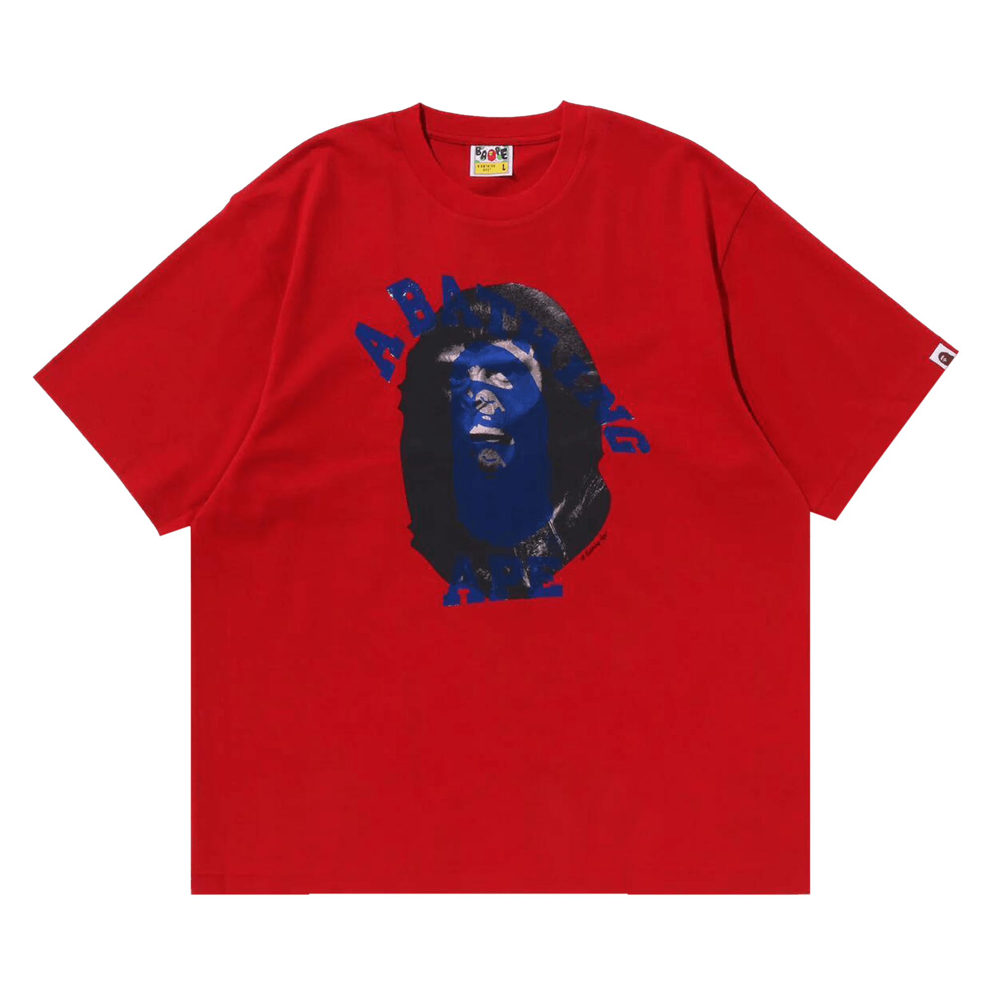 BAPE Ape Head Multi-Print Tee 'Red'