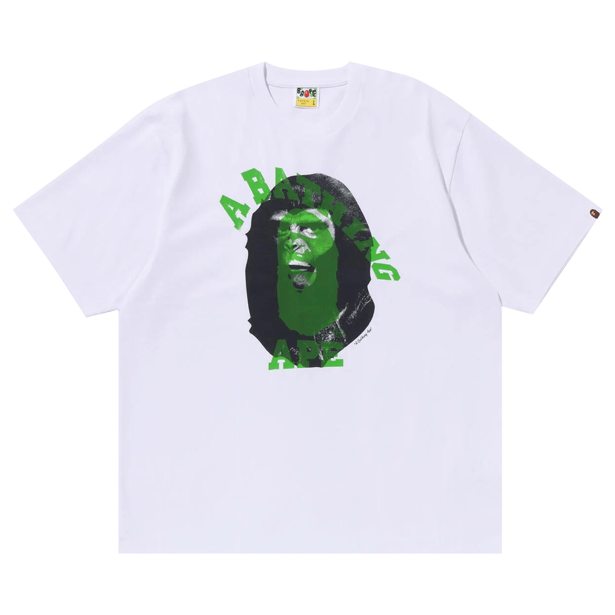 BAPE Ape Head Multi-Print Tee 'White'
