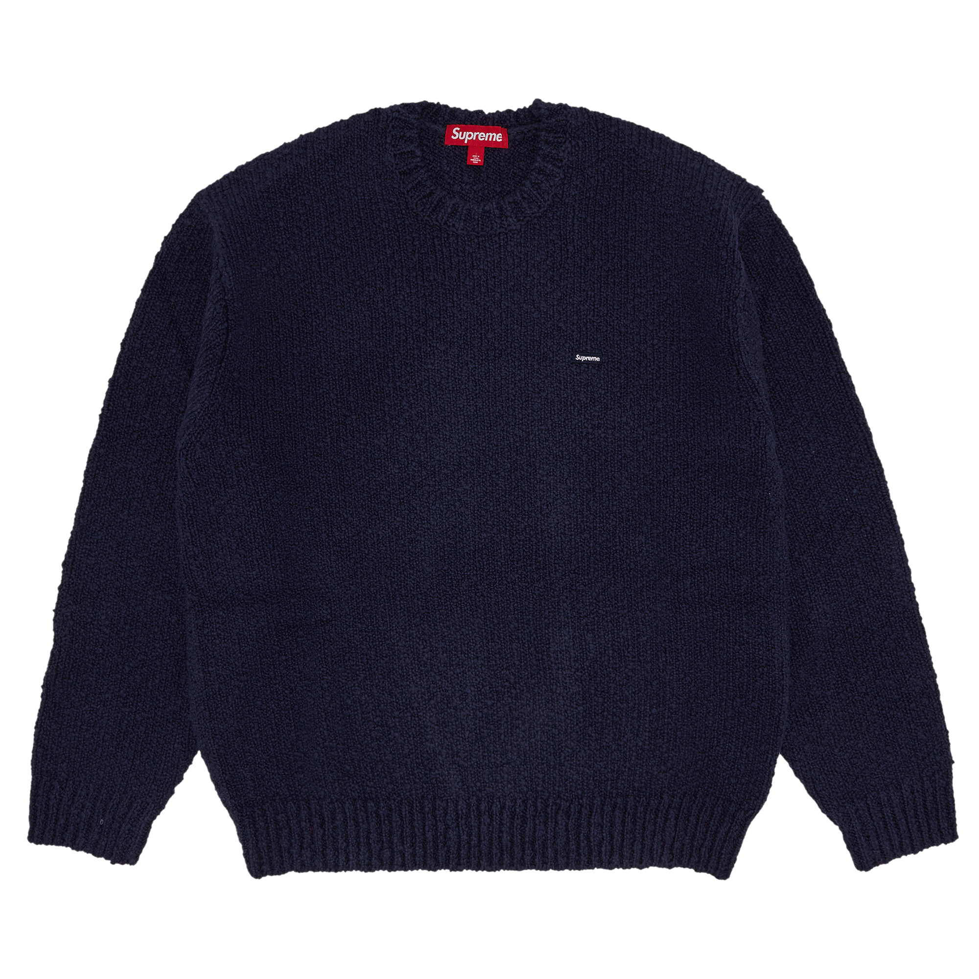Supreme Bouclé Small Box Sweater 'Navy'