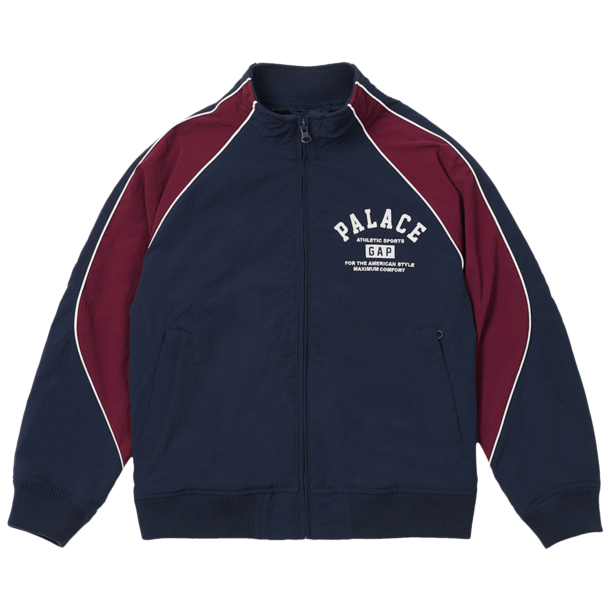 Palace x Gap Kids Nylon Track Top 'Navy/Red'