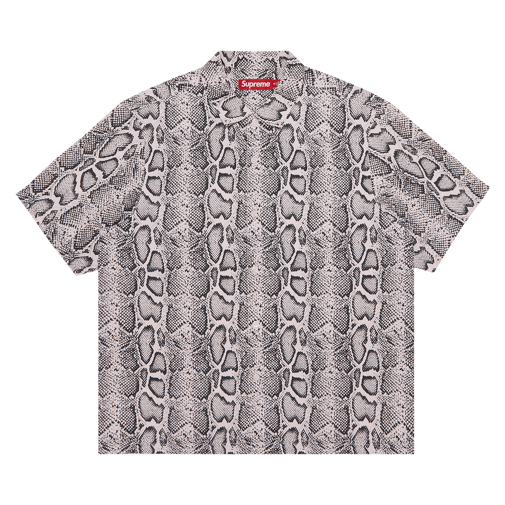 Supreme Snake Short-Sleeve Shirt 'Pink'