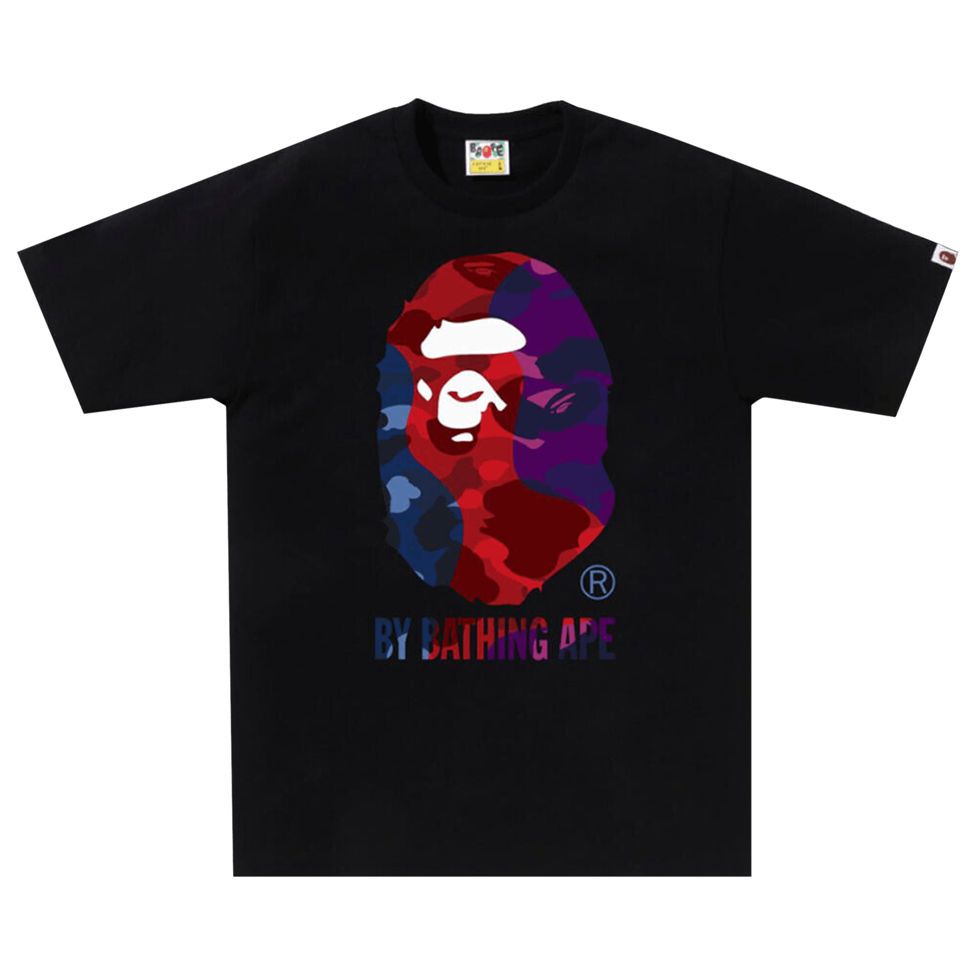 BAPE Color Camo Crazy By Bathing Ape Tee 'Black'