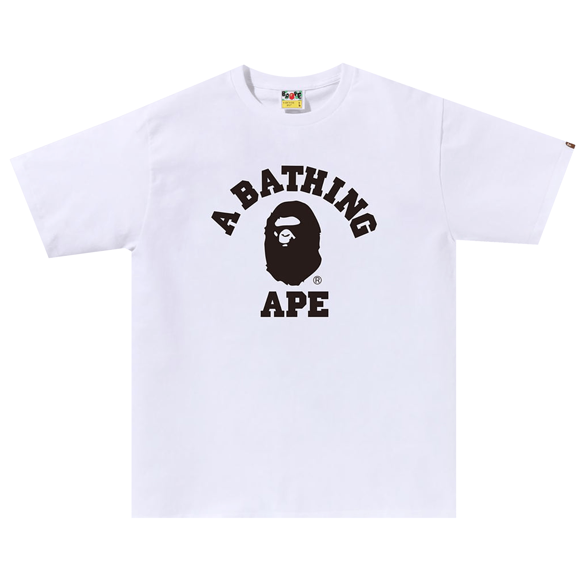BAPE Bicolor College Tee (Online Exclusive) 'White'