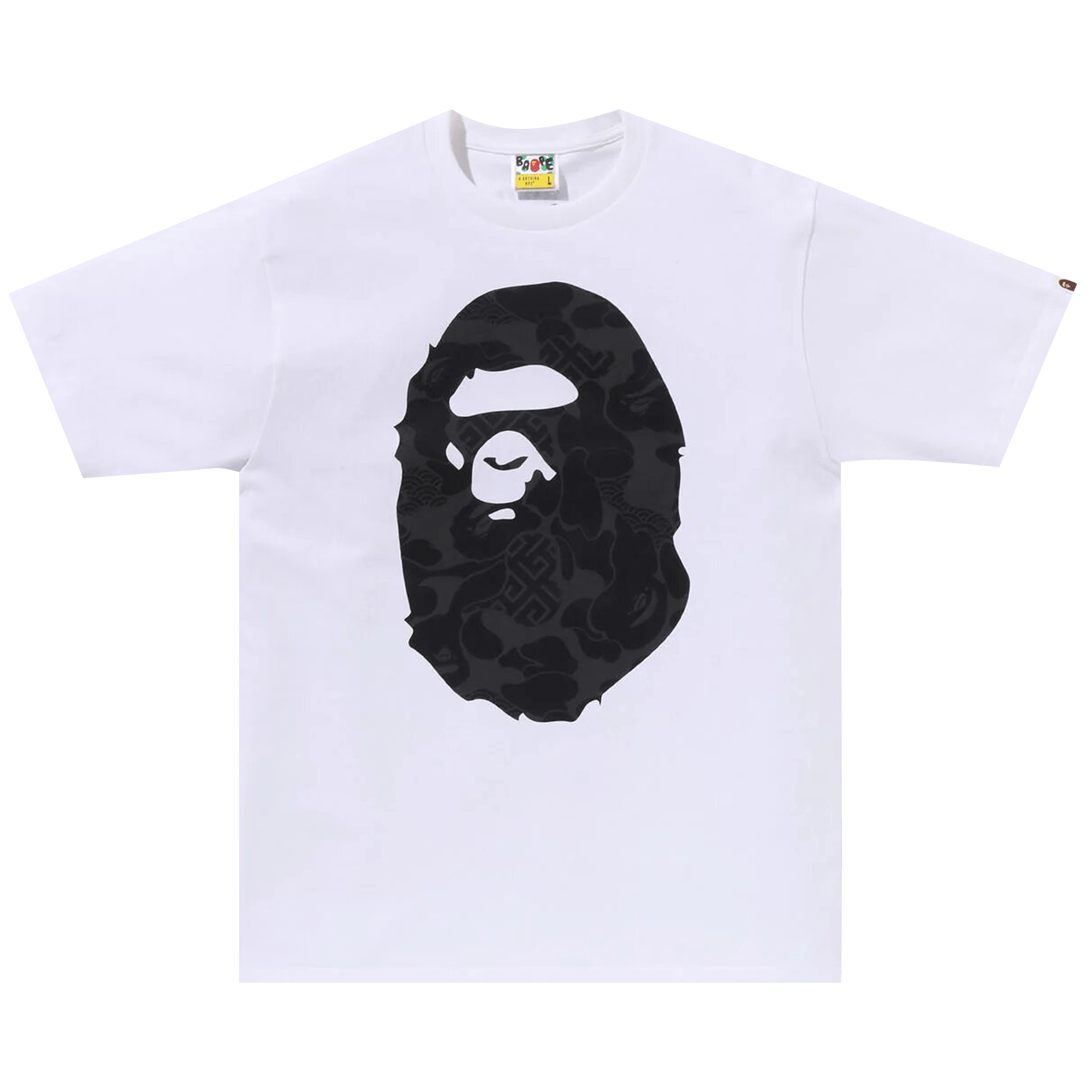 BAPE Asia Camo Big Ape Head Tee 'White'