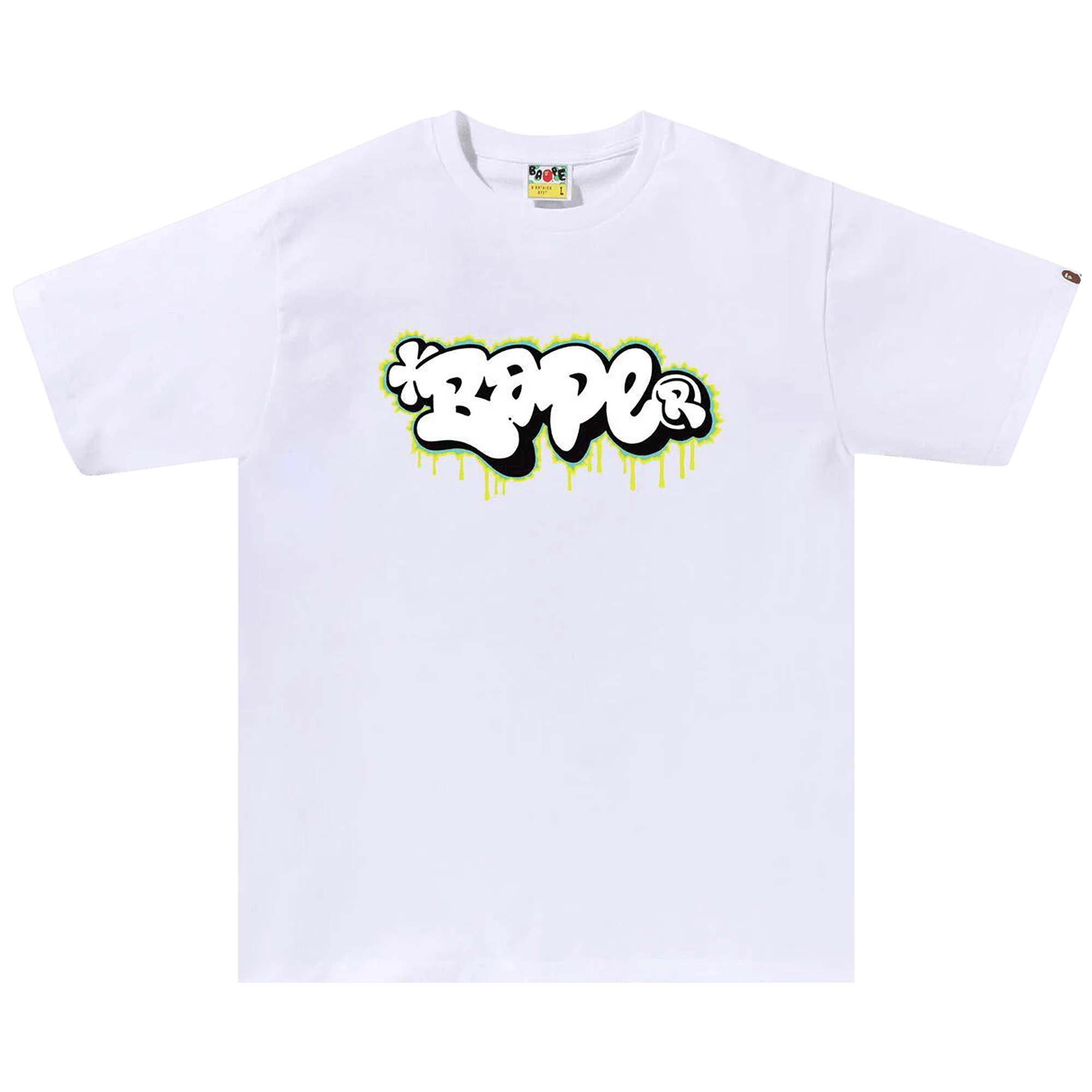 BAPE Graffiti Logo Tee 'White'