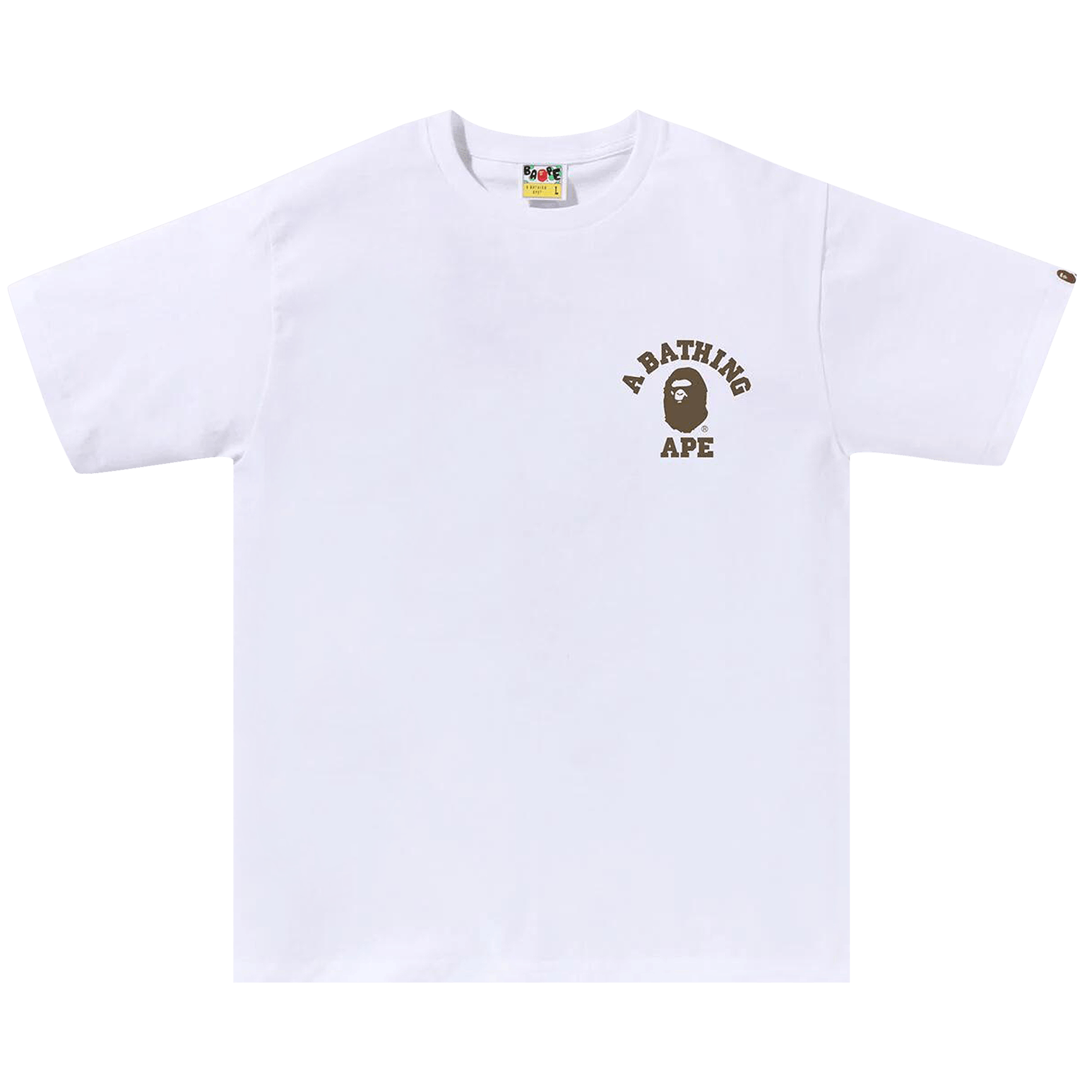 BAPE Liquid Camo College ATS Tee 'White'