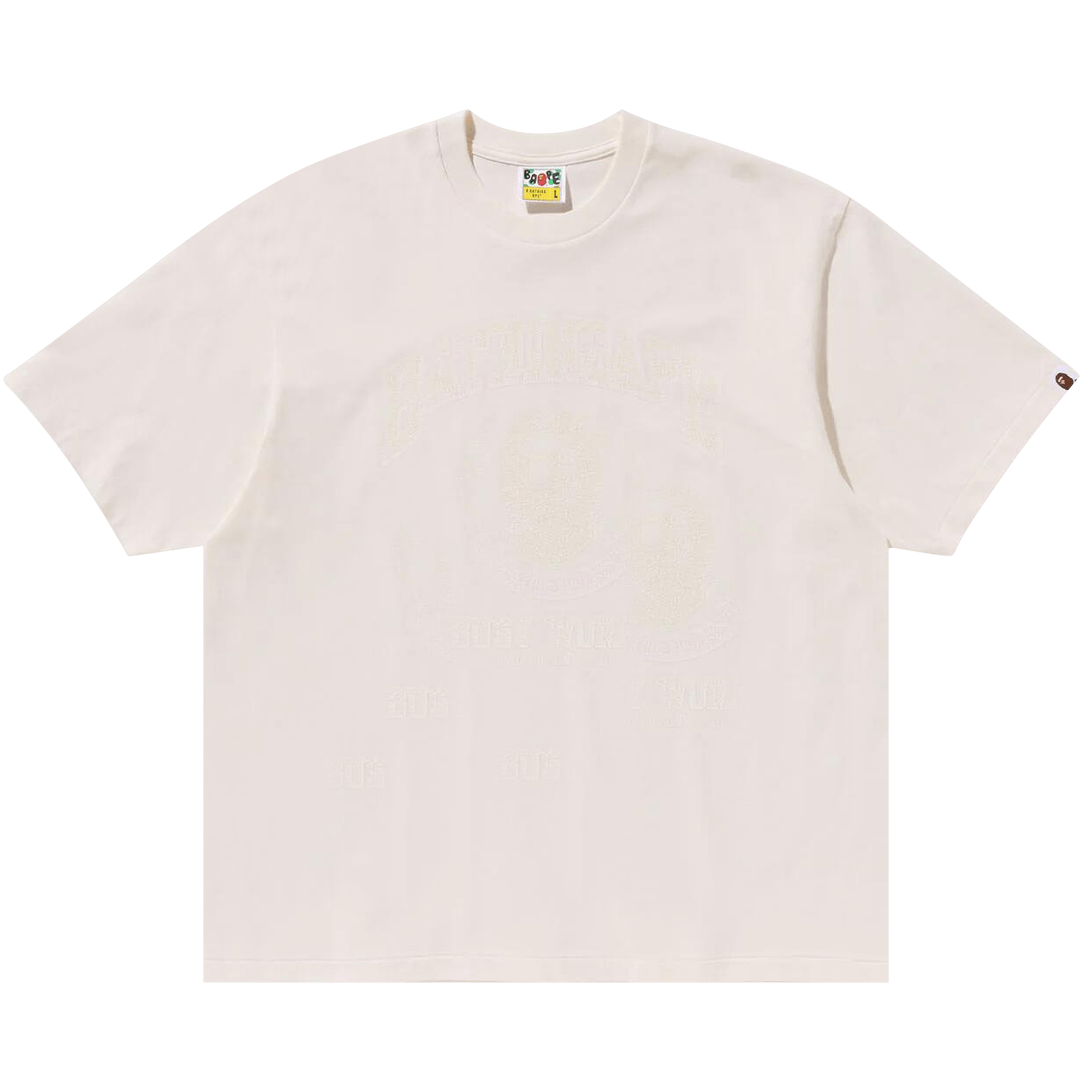 BAPE Bathing Ape Relaxed Fit Tee 'Ivory'
