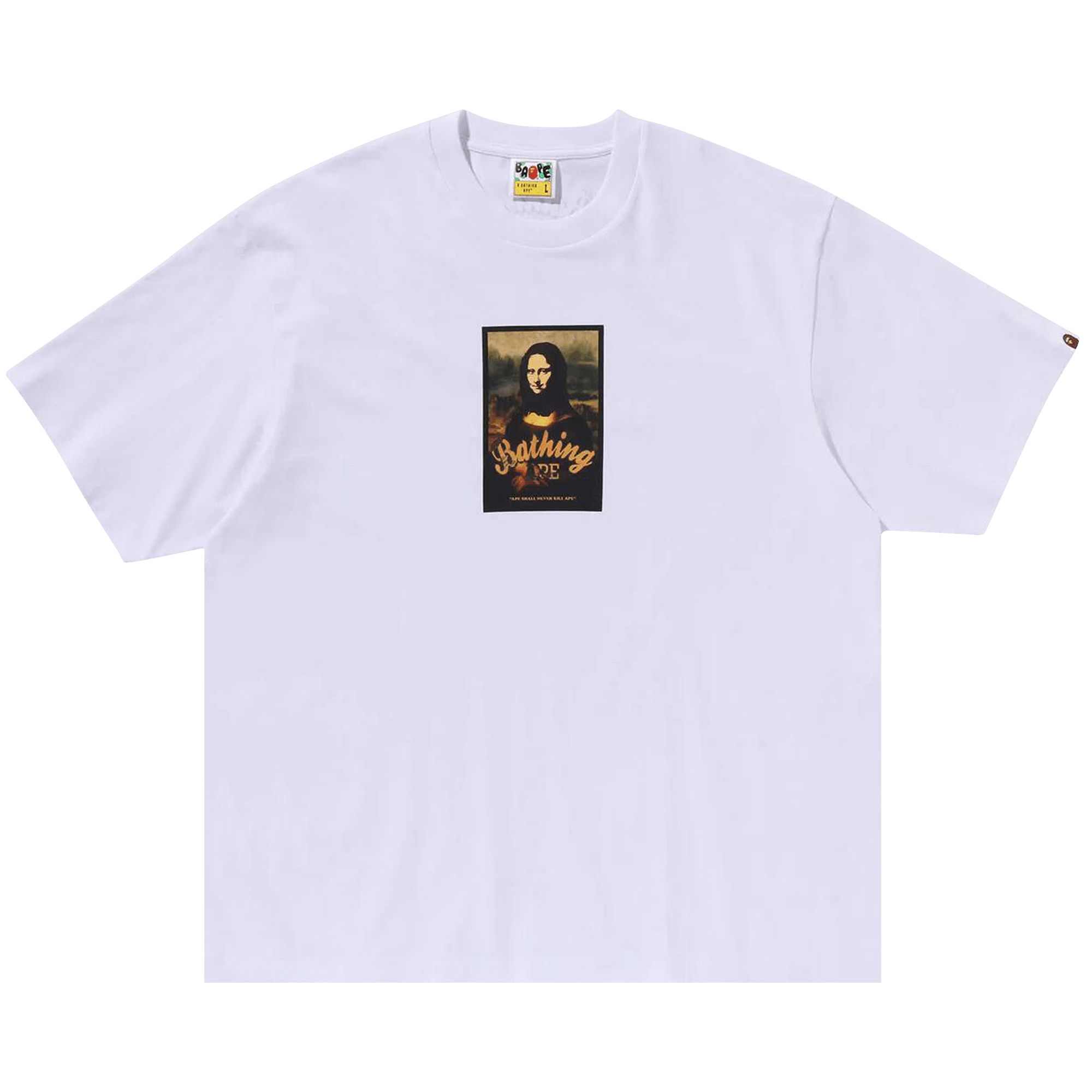 BAPE Art Print Relaxed Fit Tee 'White'