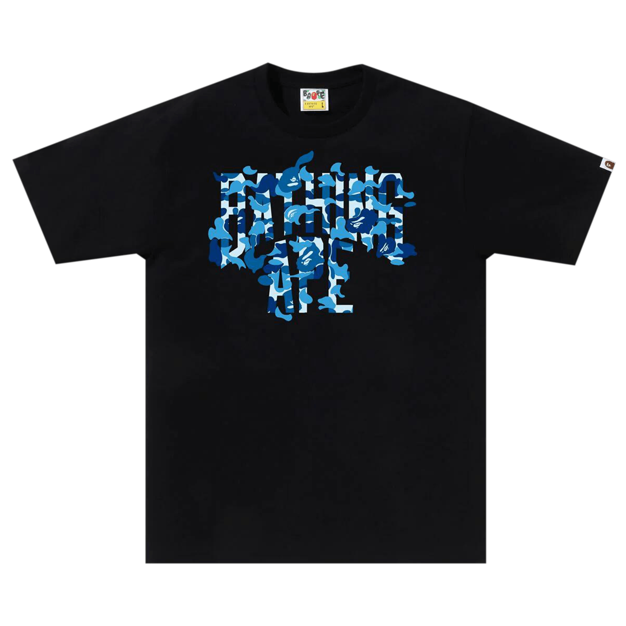 BAPE ABC Camo Rebuild NYC Logo Tee 'Black/Blue'