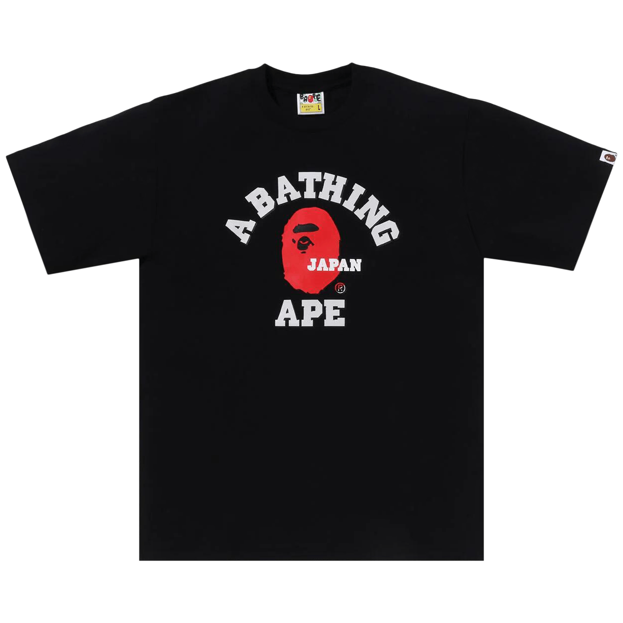 BAPE Japan College Tee 'Black'