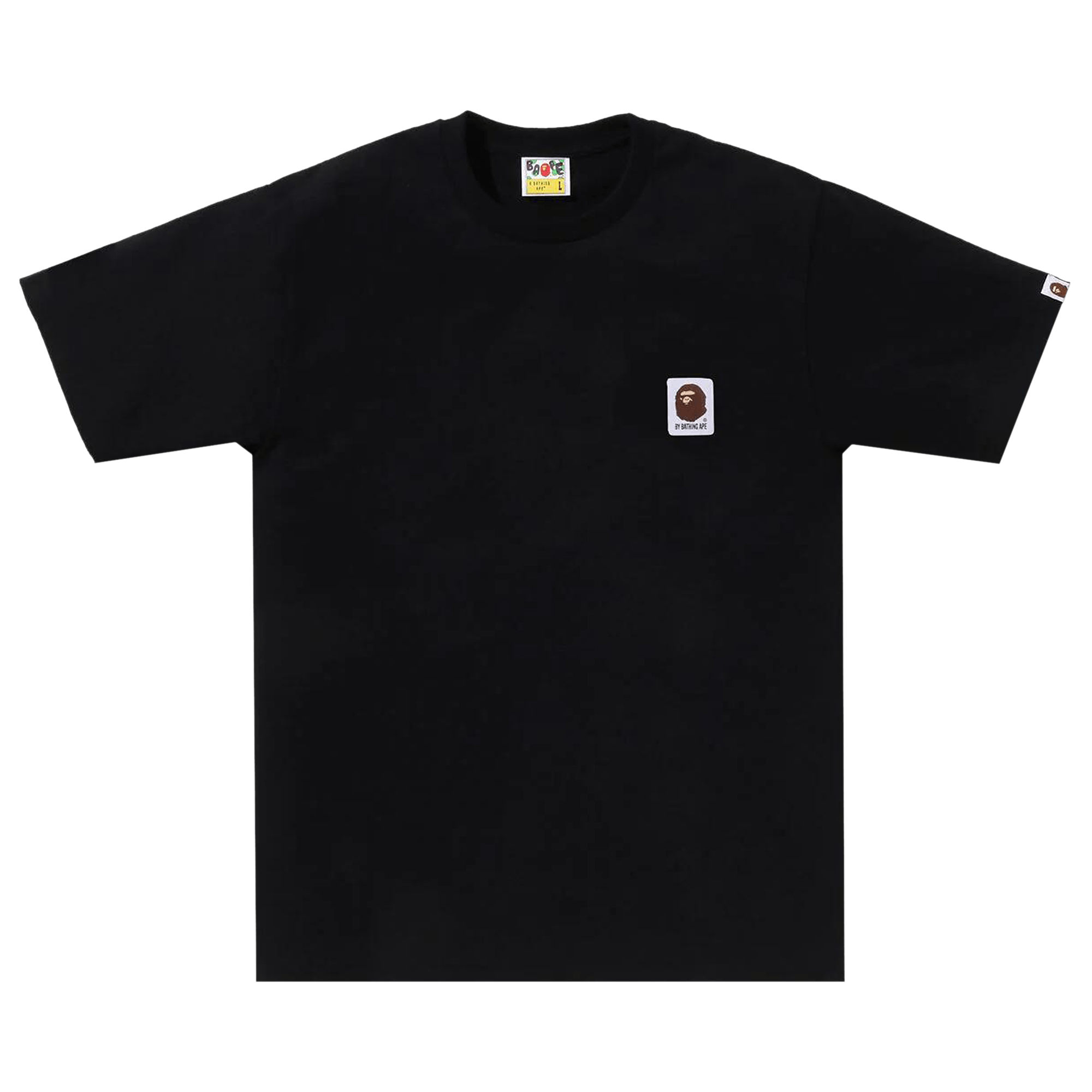 BAPE Ape Head Label Tee 'Black'