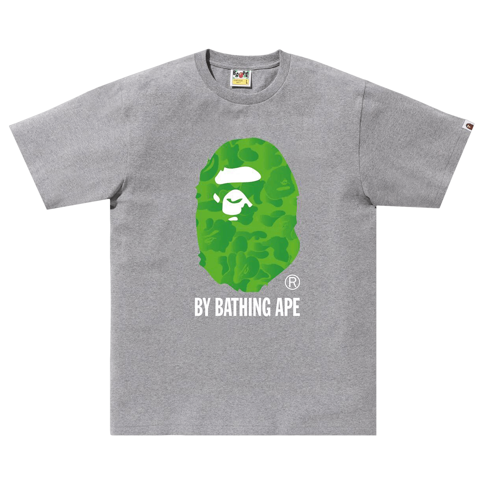 BAPE Ink Camo Ape Head Tee 'Grey'