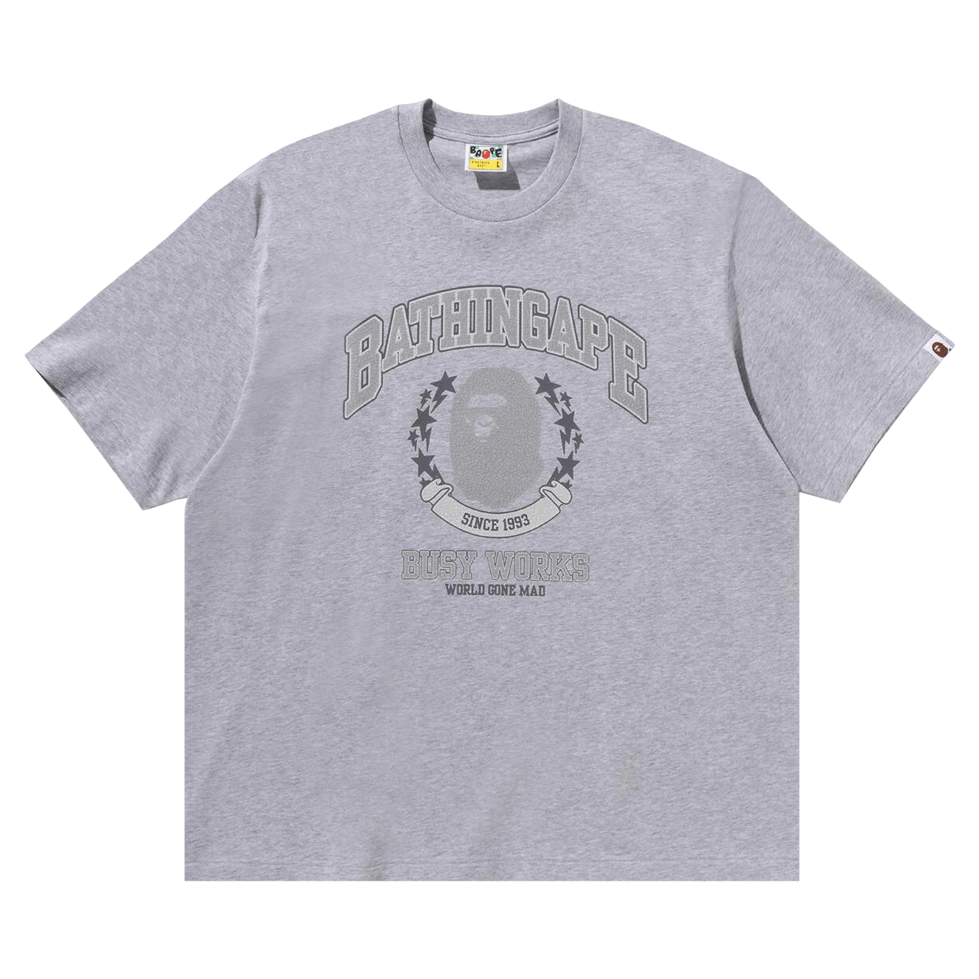 BAPE Bathing Ape Relaxed Fit Tee 'Grey'