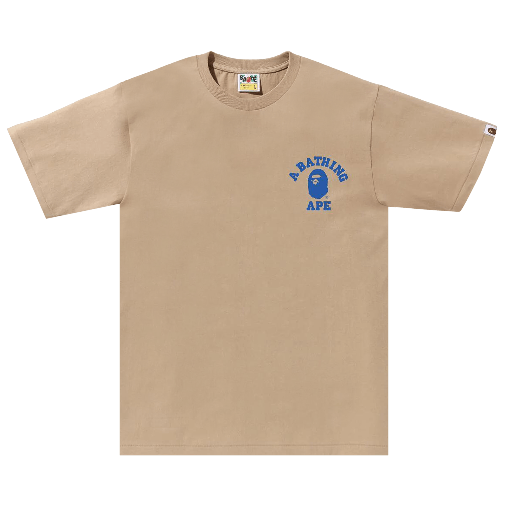 BAPE Liquid Camo College ATS Tee 'Beige'