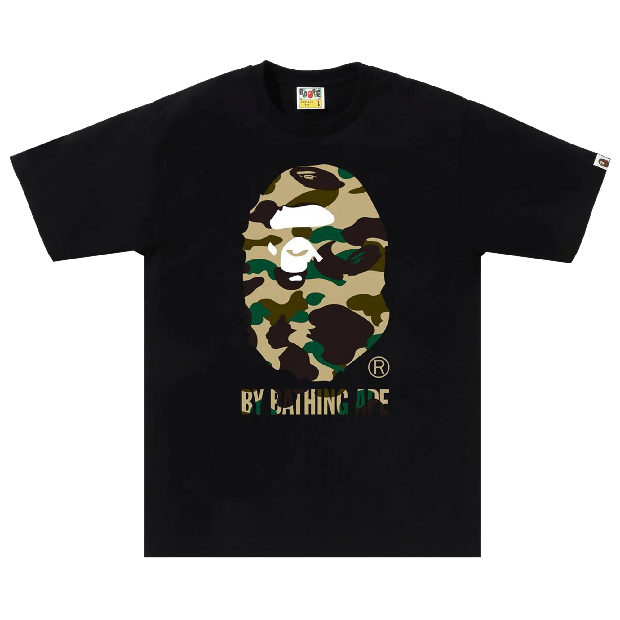 BAPE 1st Camo By Bathing Ape Tee 'Black/Yellow'