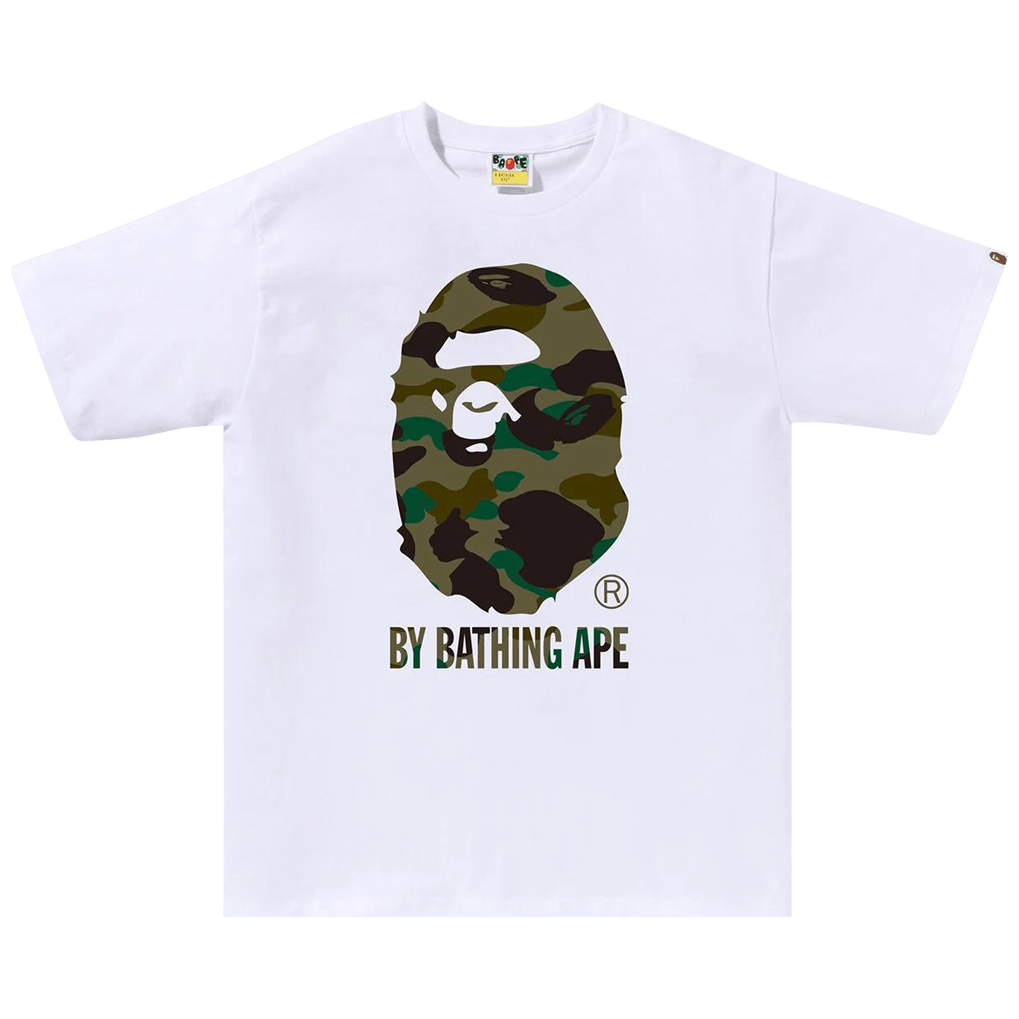 BAPE 1st Camo By Bathing Ape Tee 'White/Green'