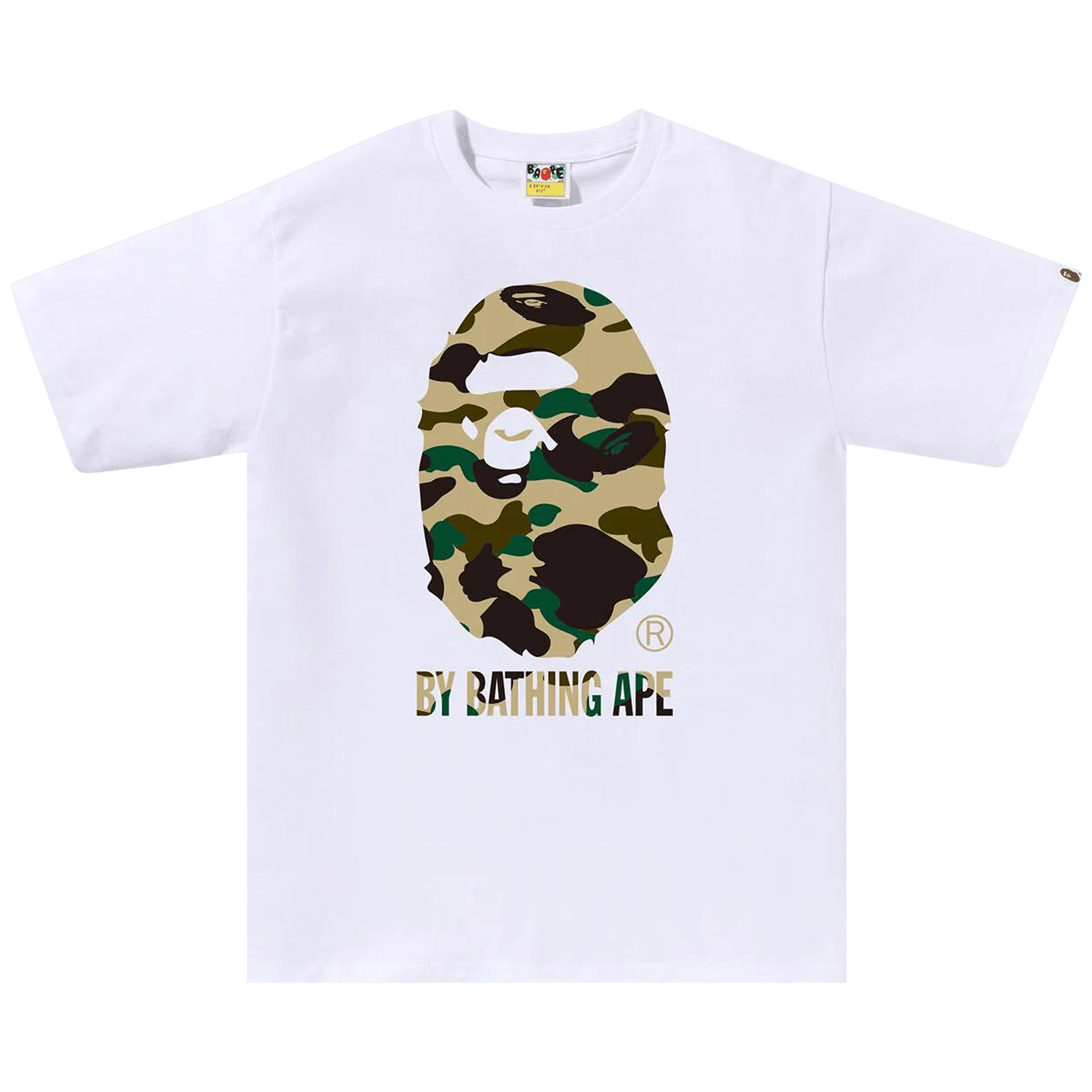 BAPE 1st Camo By Bathing Ape Tee 'White/Yellow'