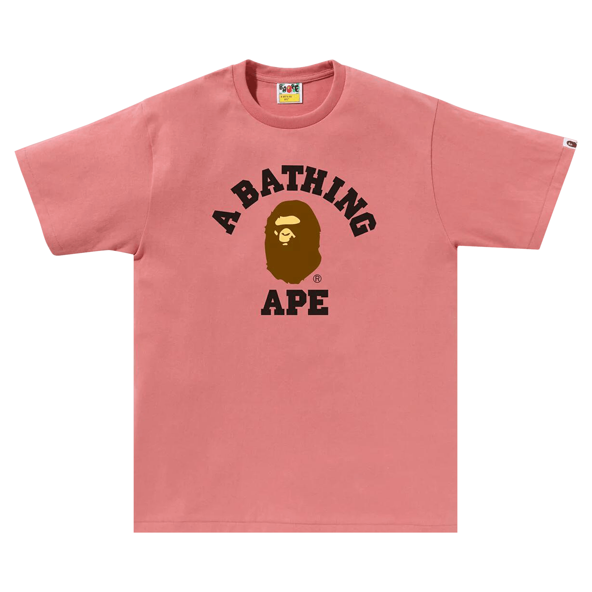 BAPE College Tee 'Pink'