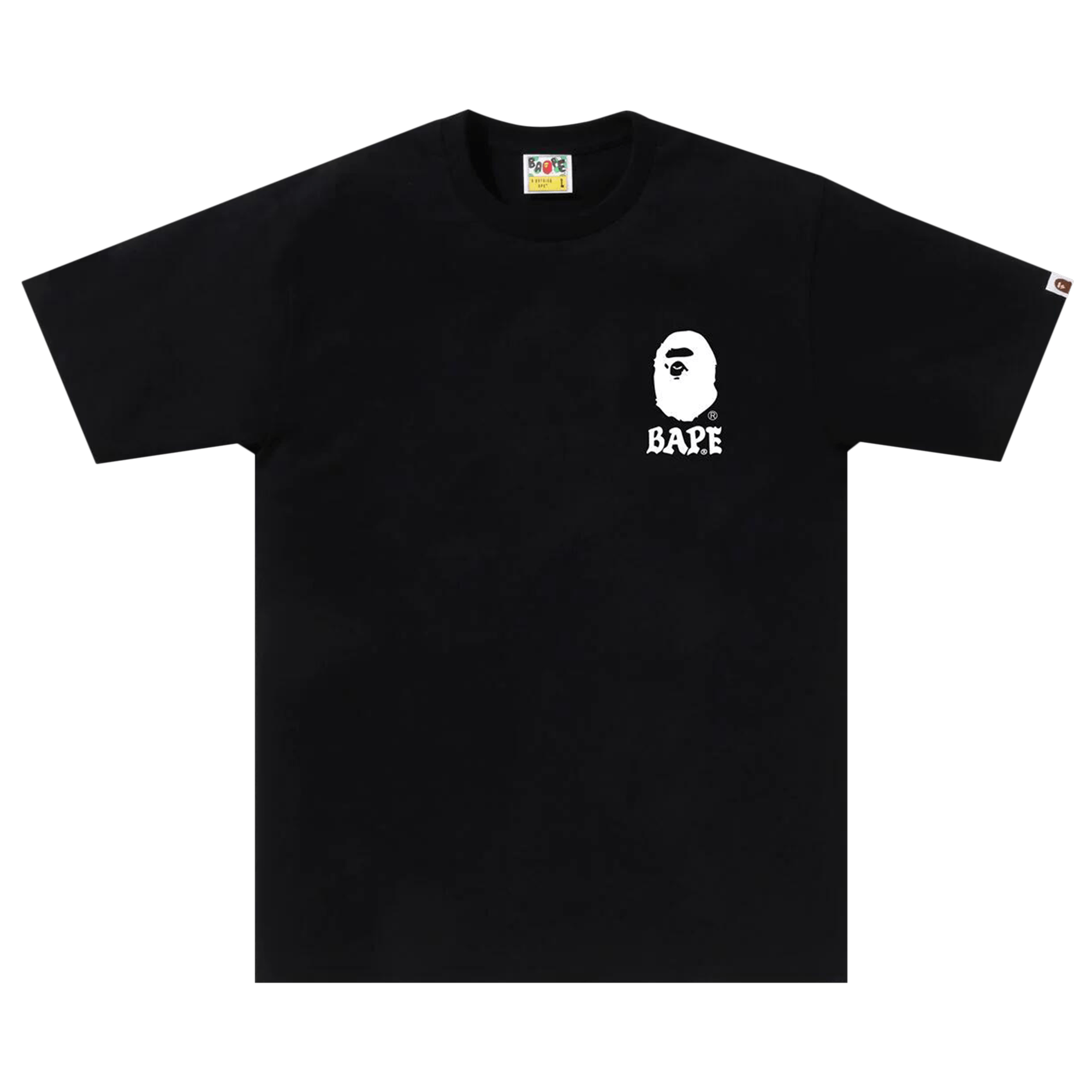 BAPE Japan Culture Lettered Tee 'Black'