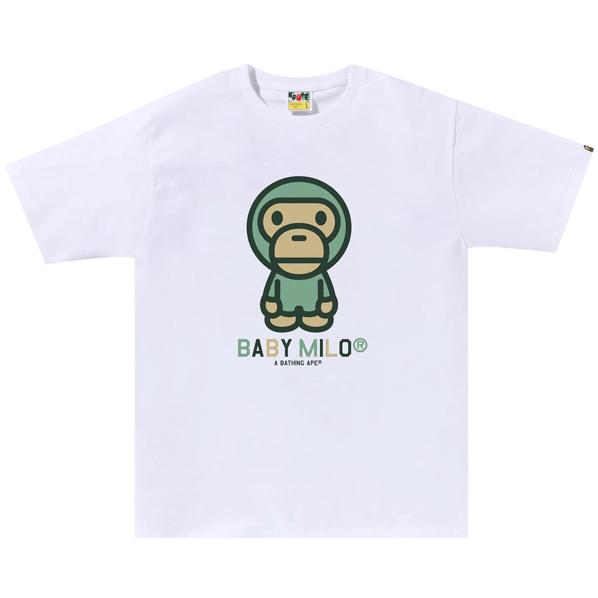 BAPE Colors Baby Milo Tee 'White'