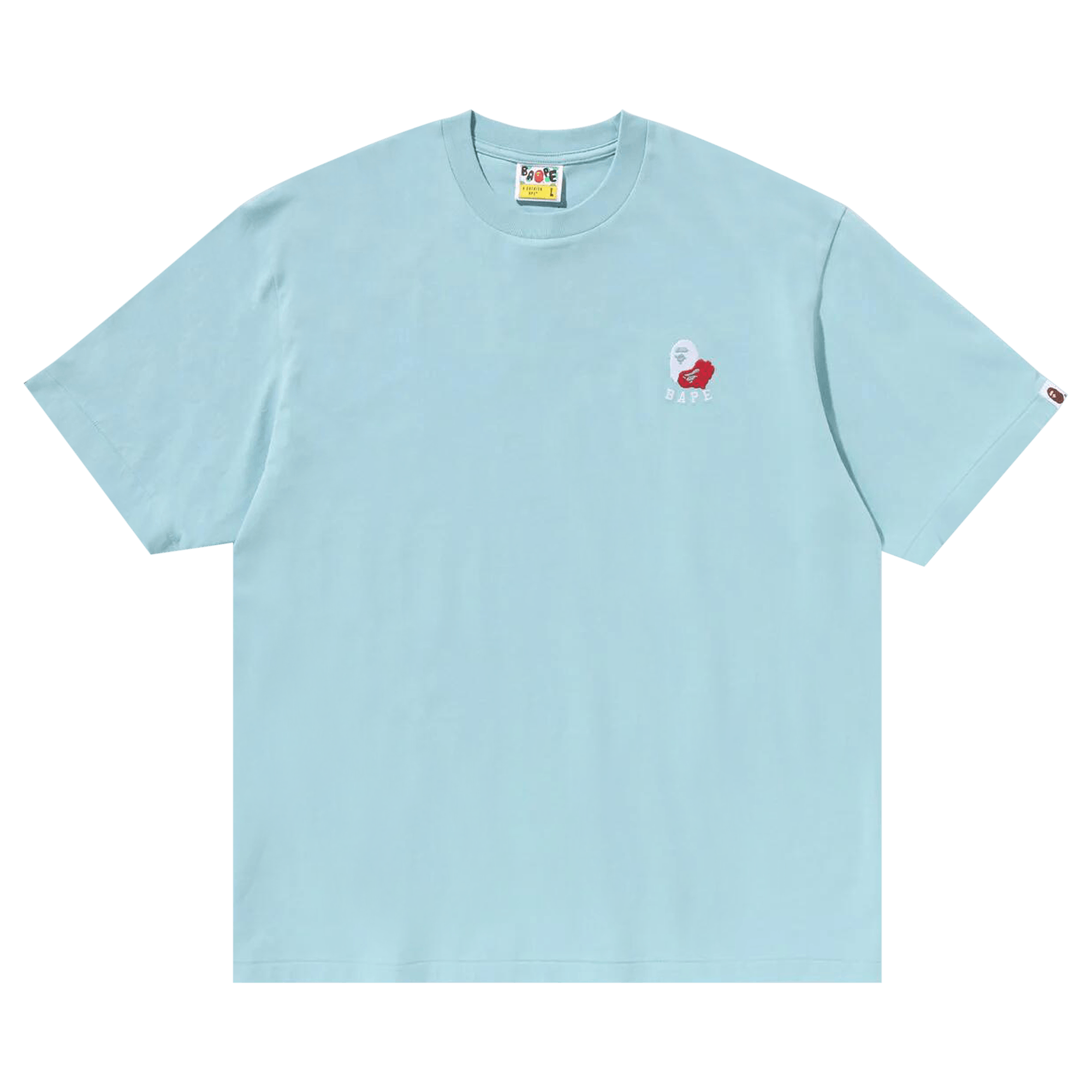 BAPE Ape Head 2 Point Relaxed Fit Tee 'Sax'