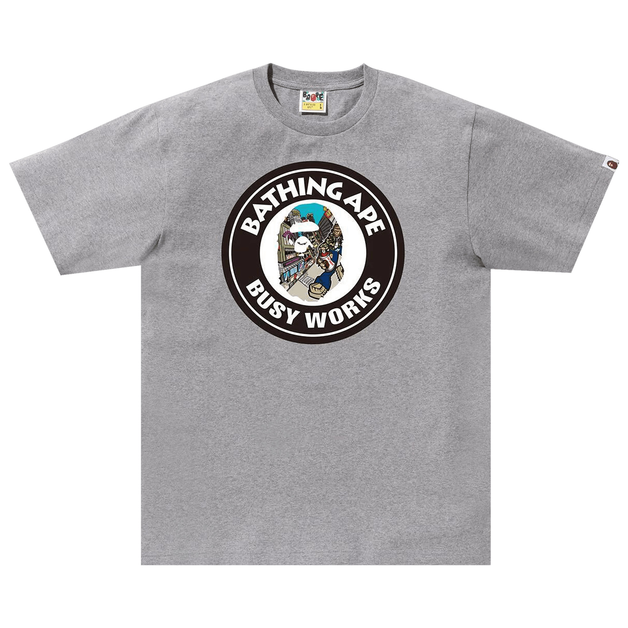 BAPE Comic Art Busy Works Tee 'Grey'