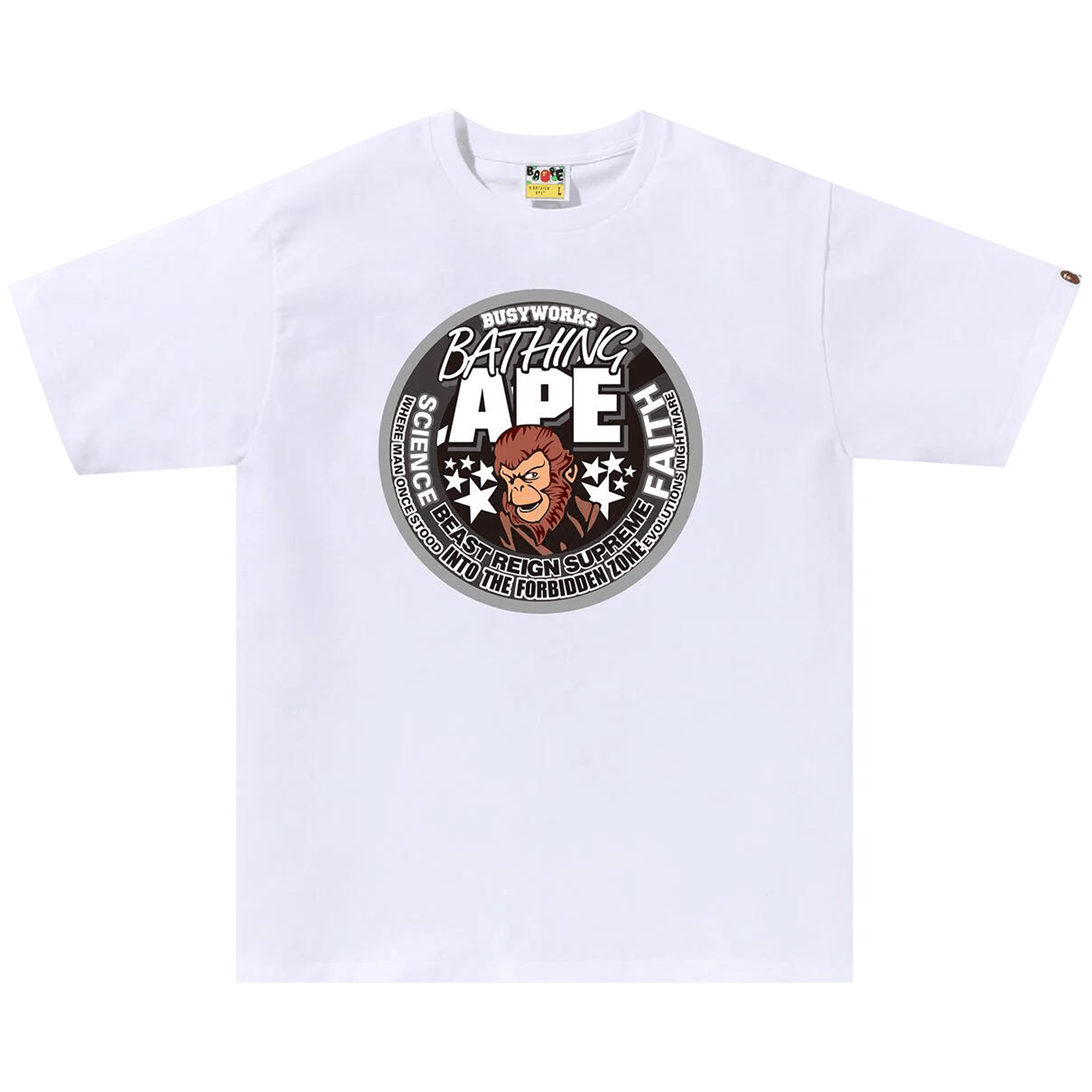 BAPE Busy Works Bathing Ape Tee 'White'