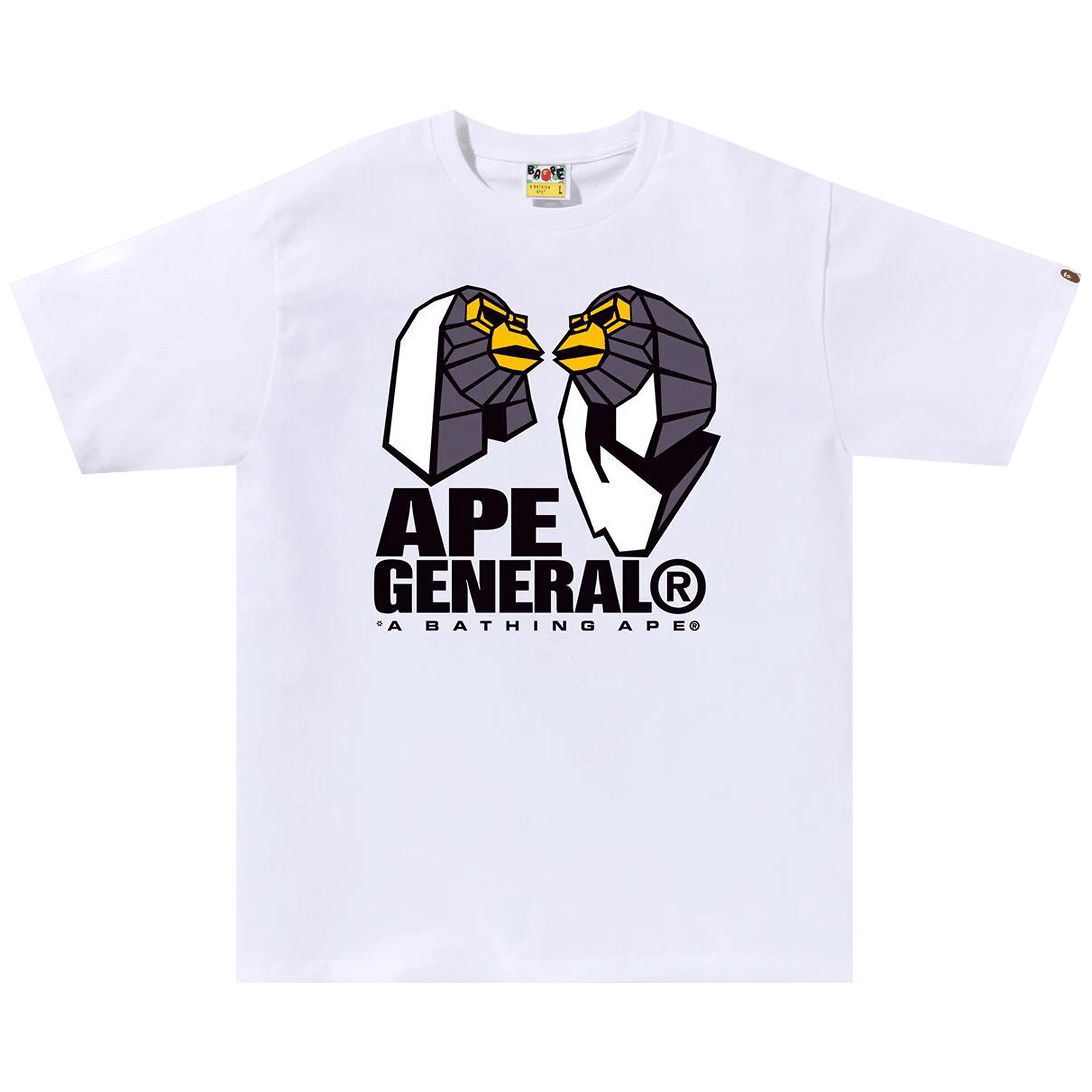 BAPE Ape General Tee 'White'