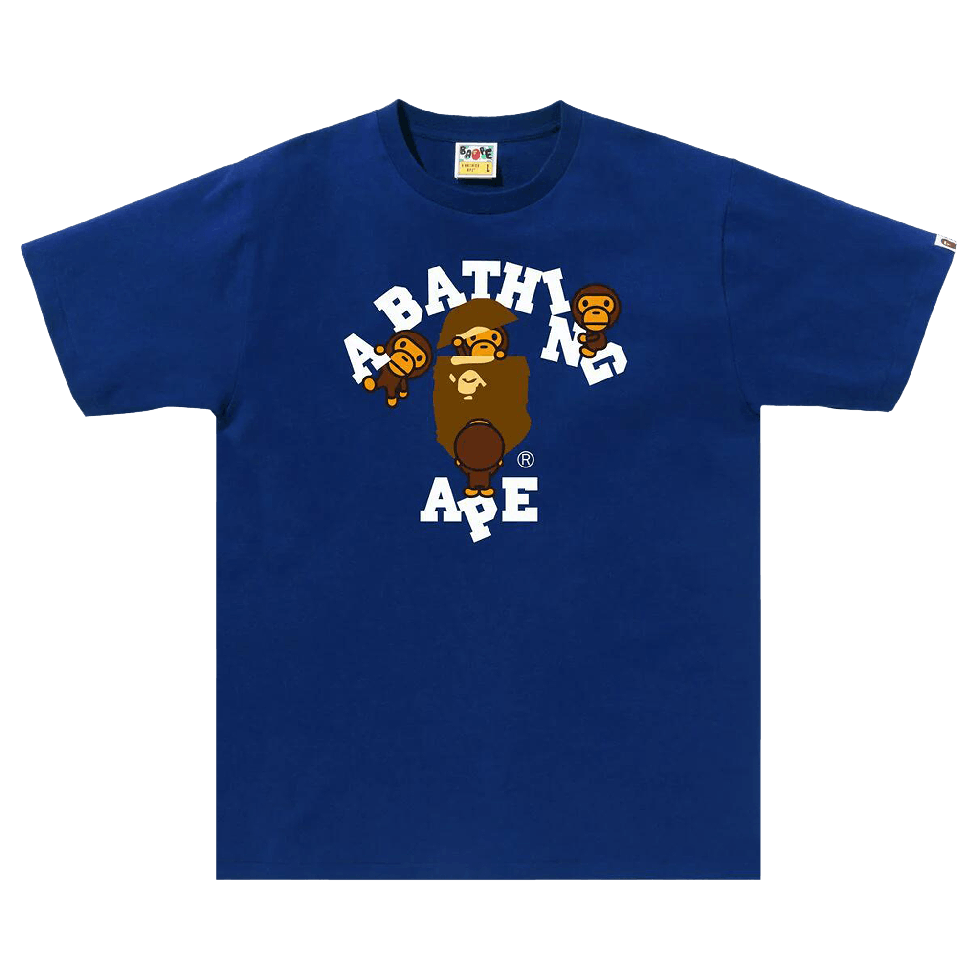 BAPE College Milo Tee 'Blue'
