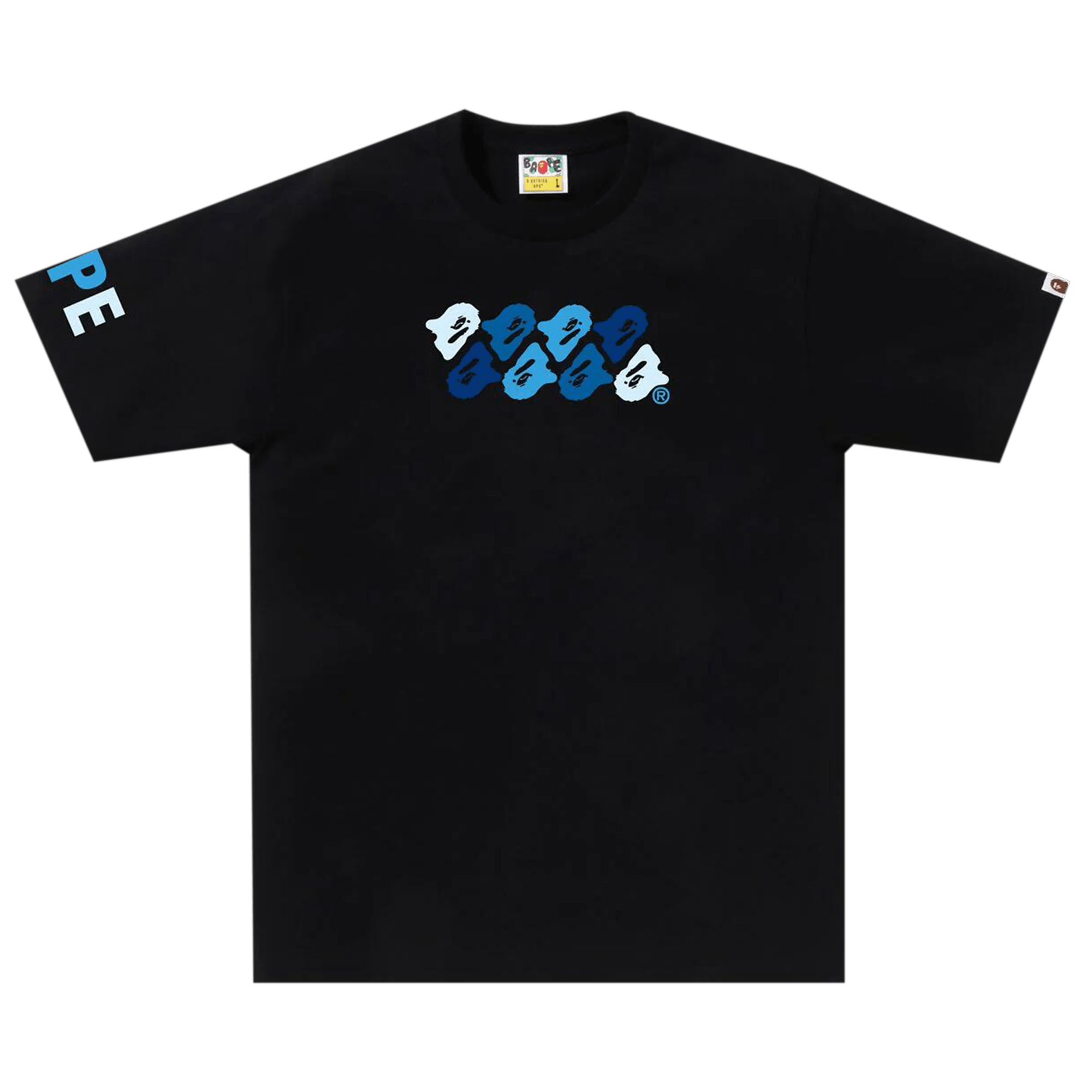 BAPE ABC Camo Tee 'Black/Blue'