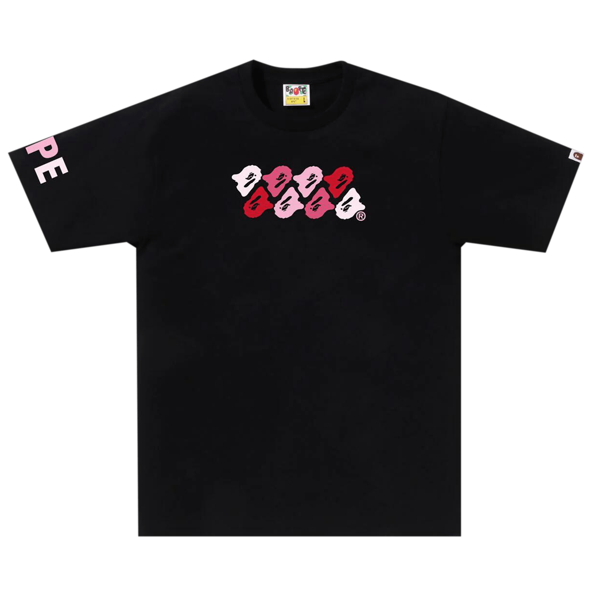 BAPE ABC Camo Tee 'Black/Pink'