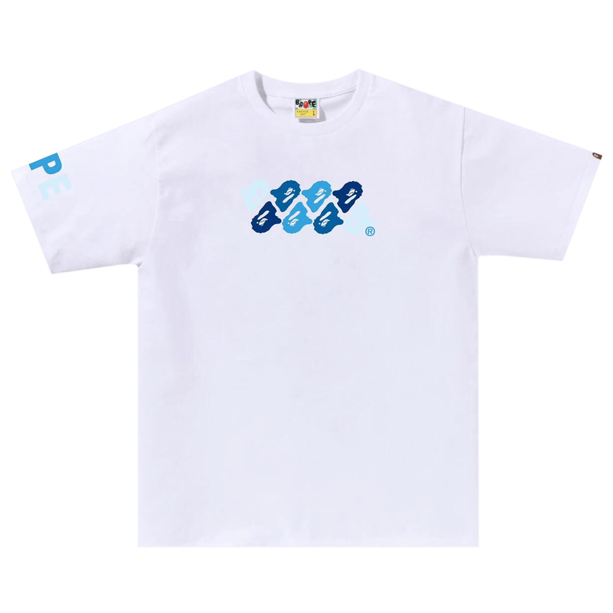 BAPE ABC Camo Tee 'White/Blue'