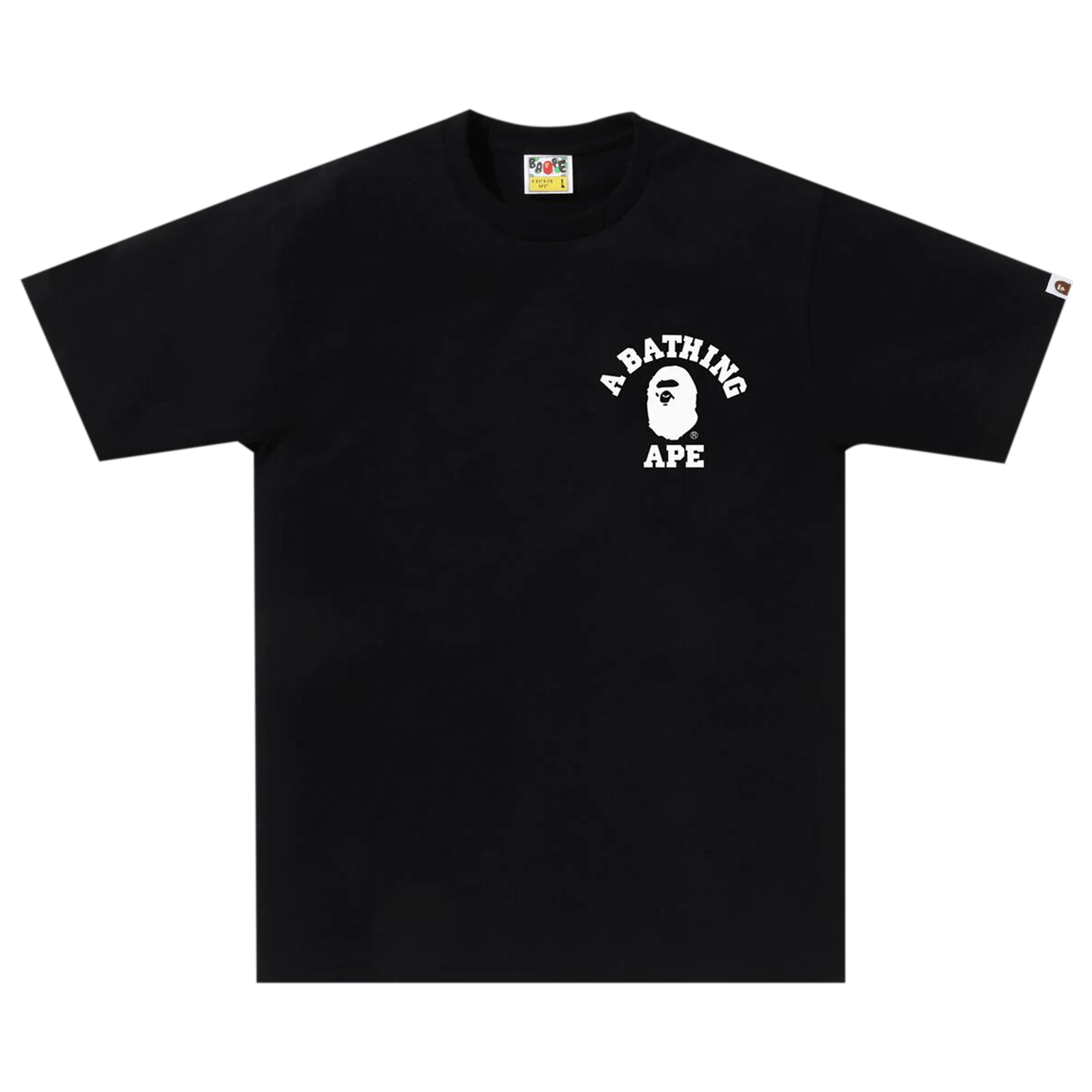 BAPE ABC Camo Crazy College ATS Tee 'Black'