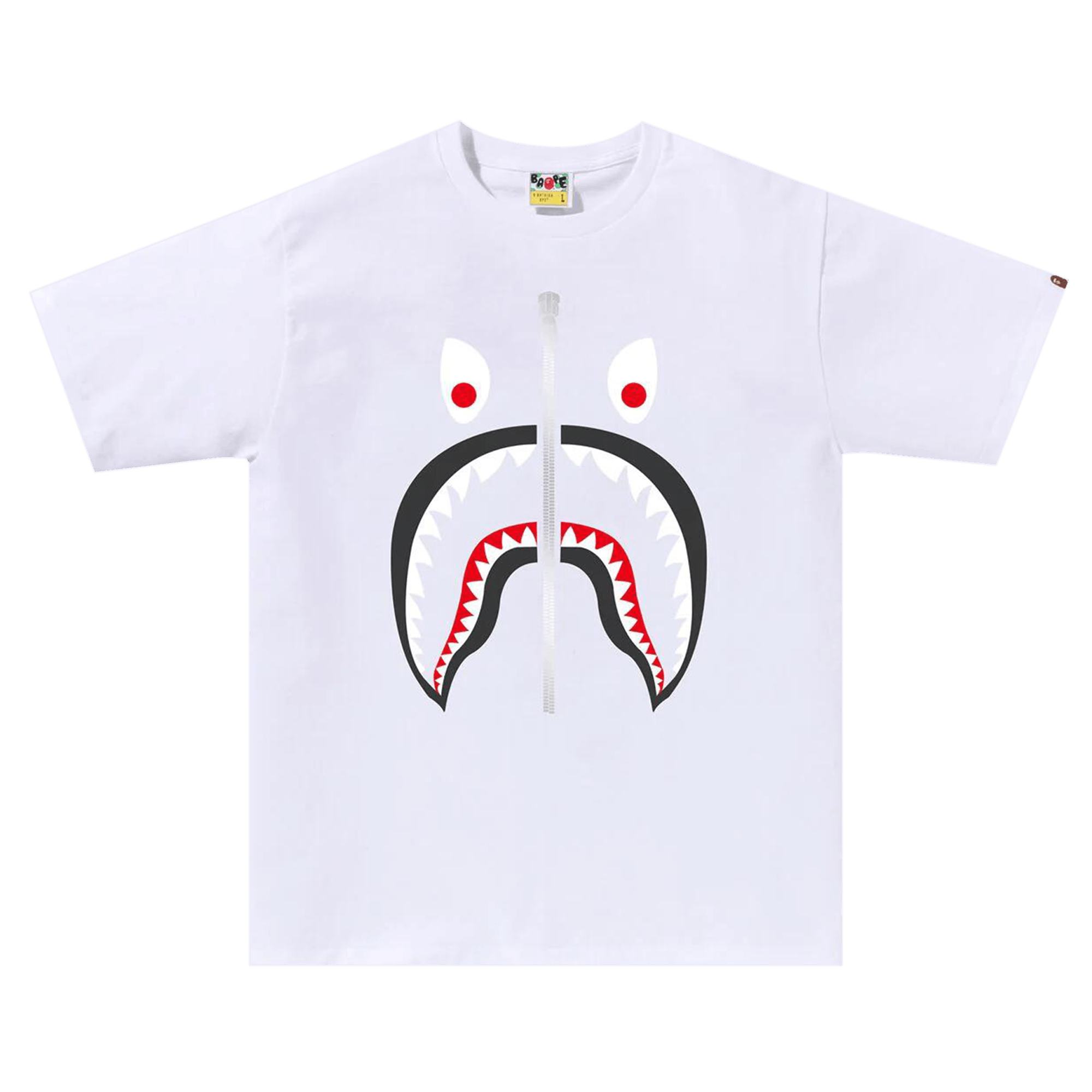 BAPE Mad Shark Tee 'White'