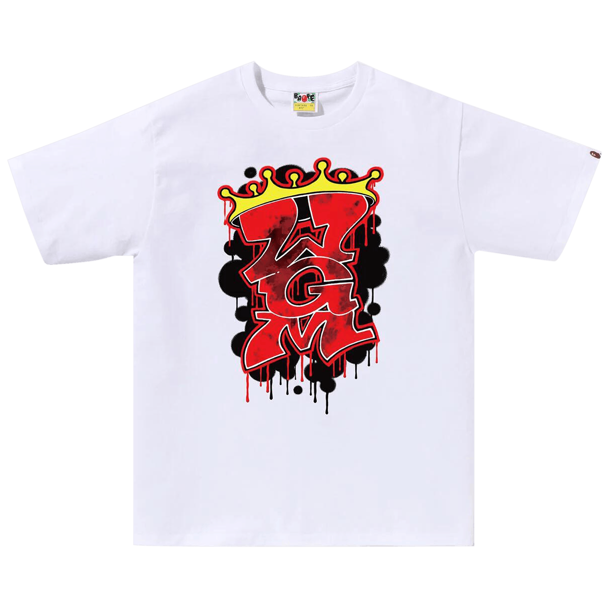 BAPE Graffiti WGM Tee 'White'