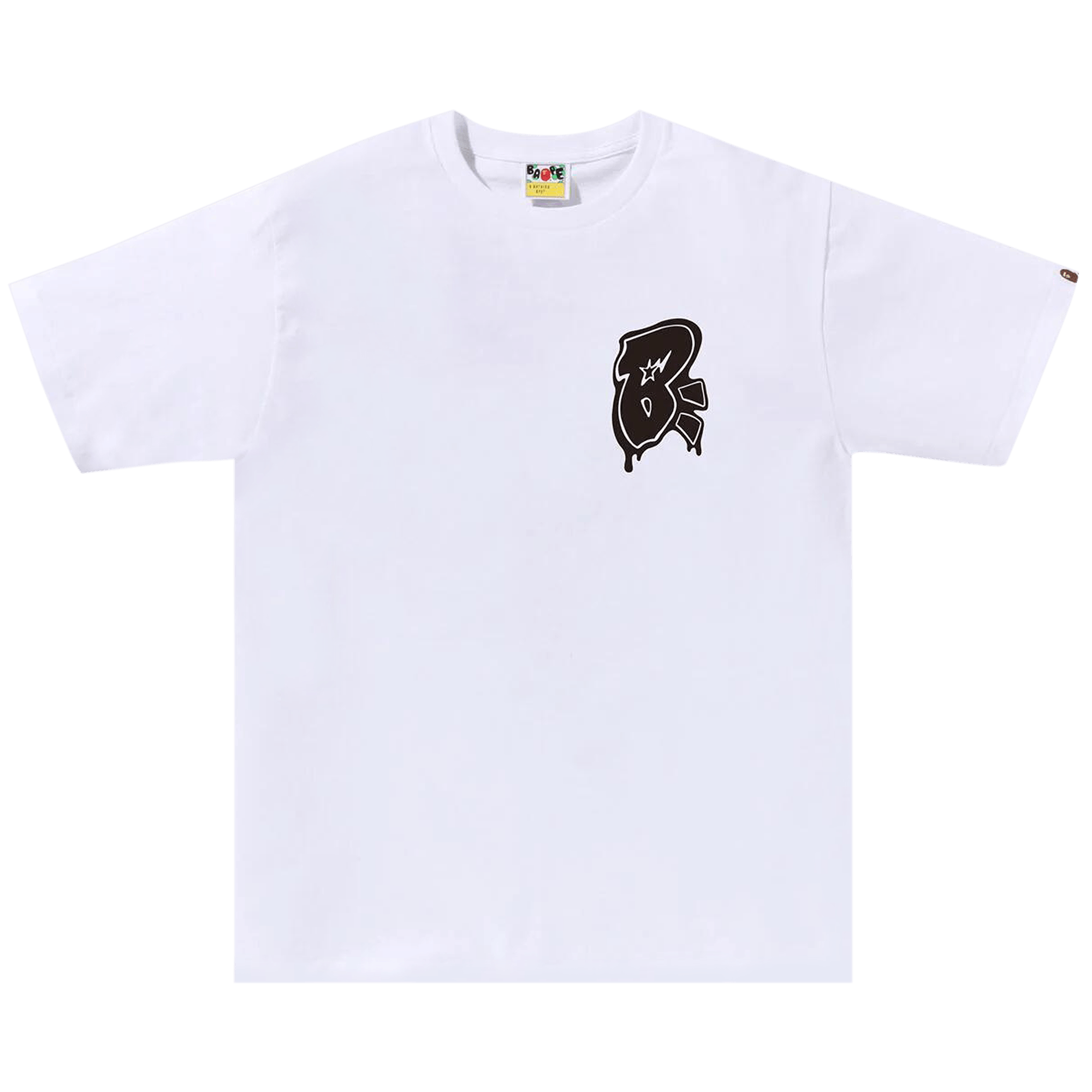 BAPE Graffiti B One Point Tee 'White'