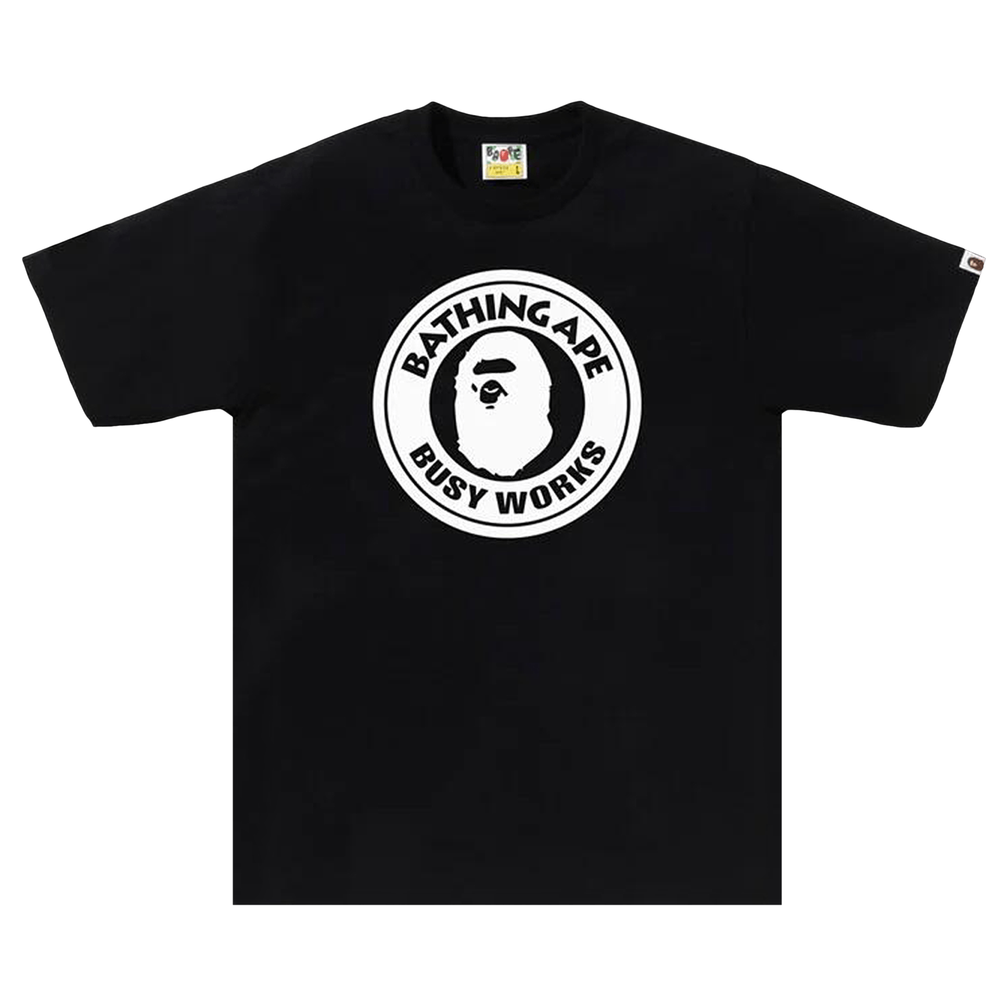 BAPE Bicolor Busy Works Tee 'Black'
