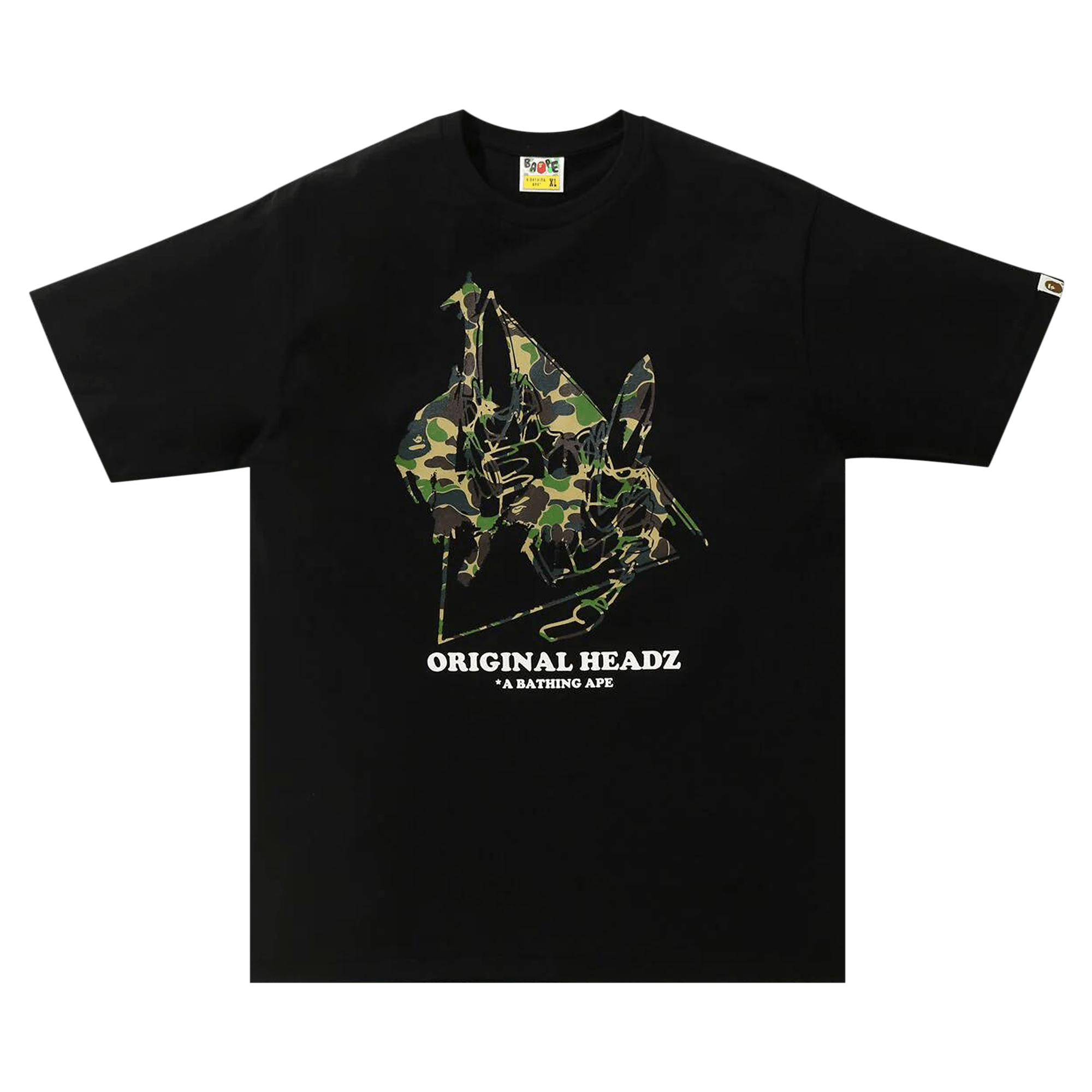 BAPE Unkle Pointman Logo Tee 'Black'