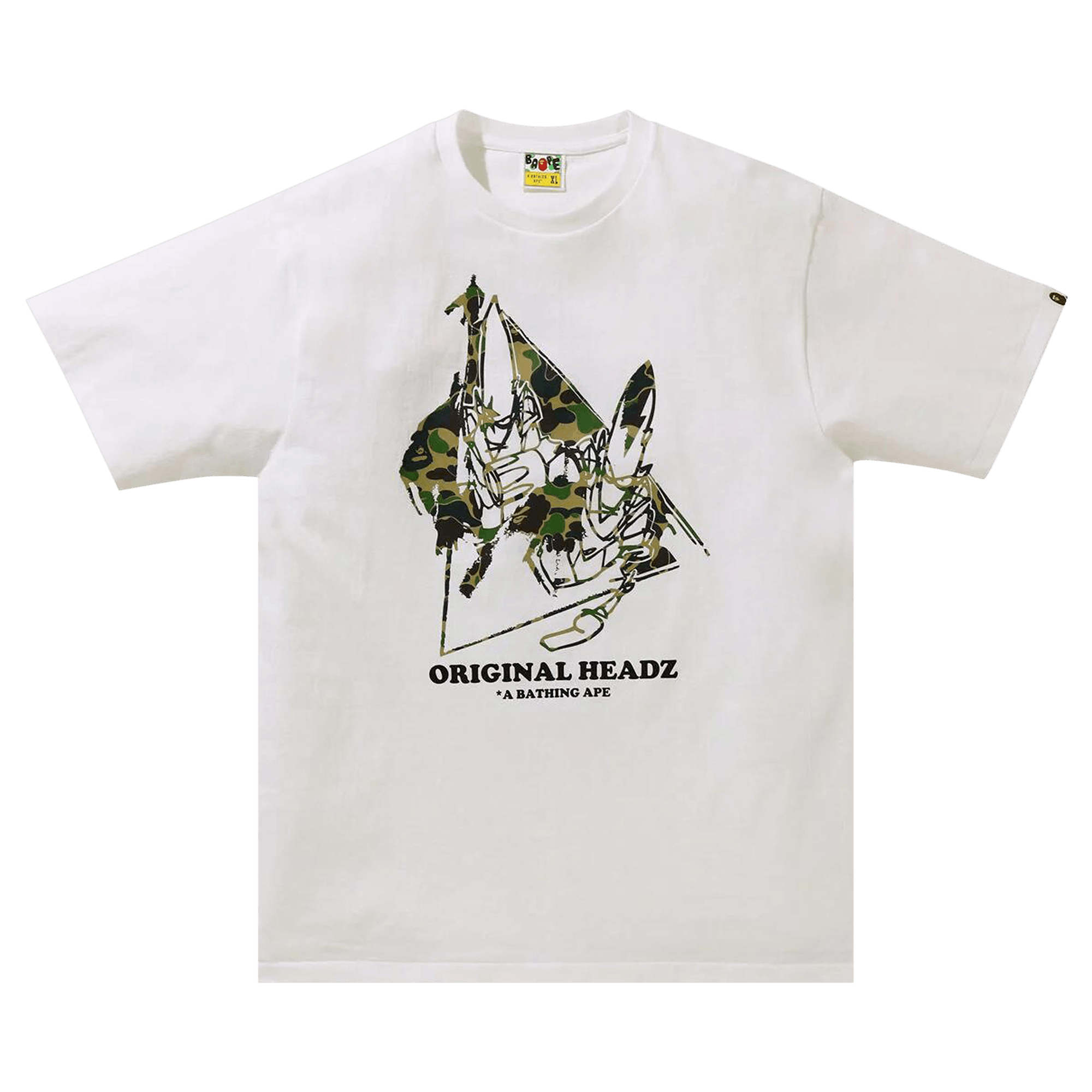 BAPE Unkle Pointman Logo Tee 'White'