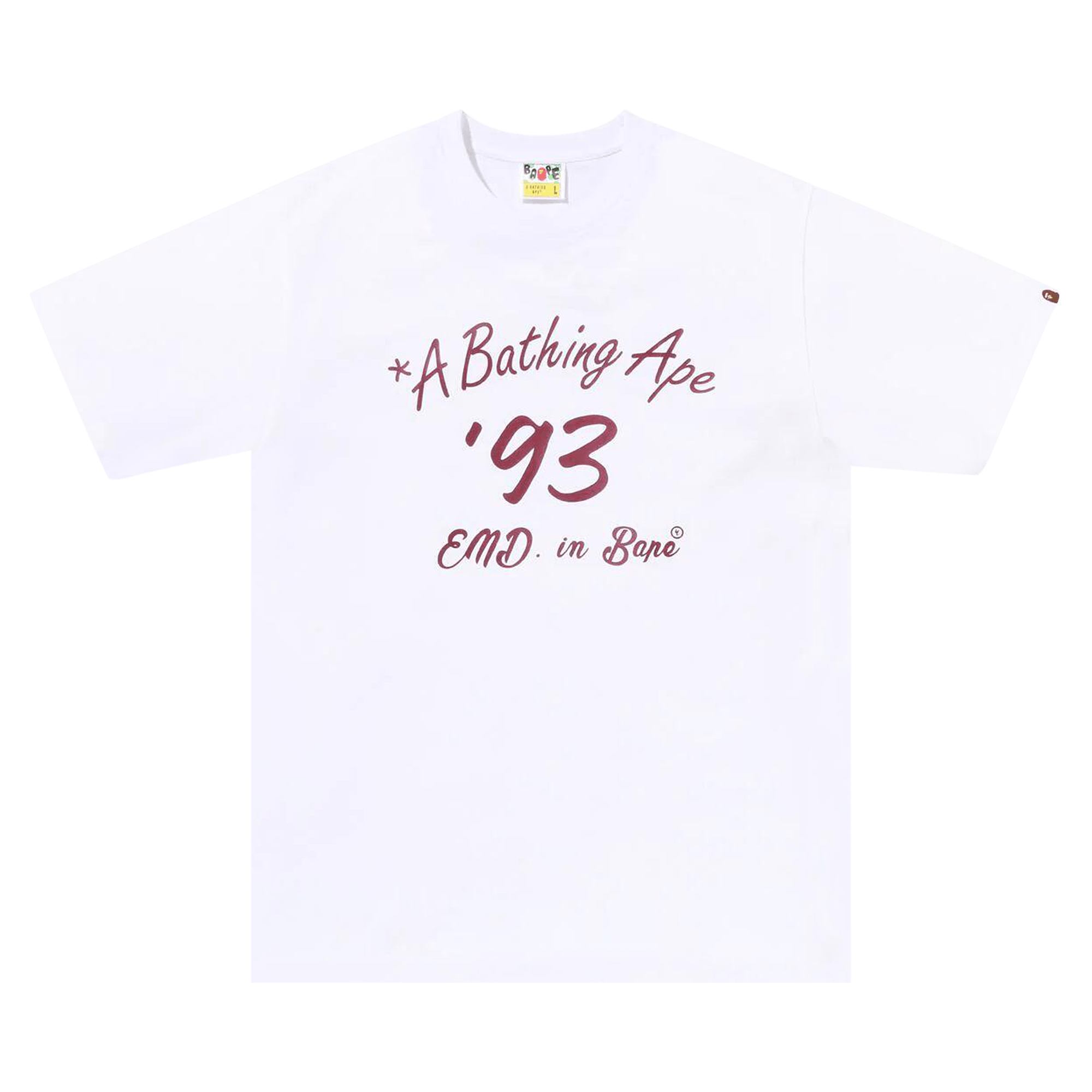 BAPE x End. Bowling Tee #2 'White'
