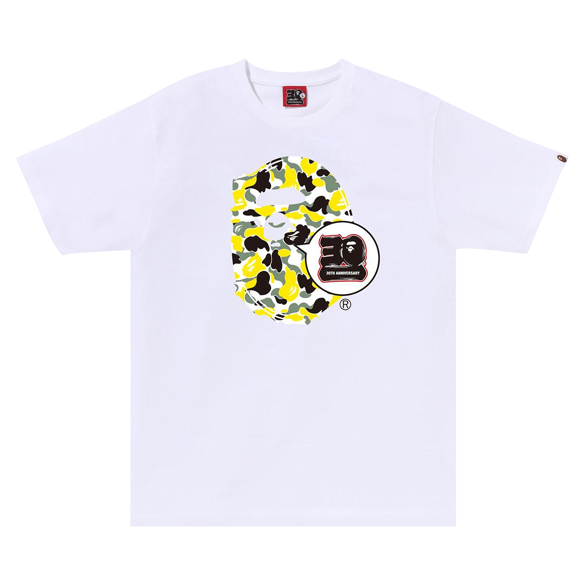 BAPE Store Osaka 30th Anniversary Ape Head Tee Set 'White'
