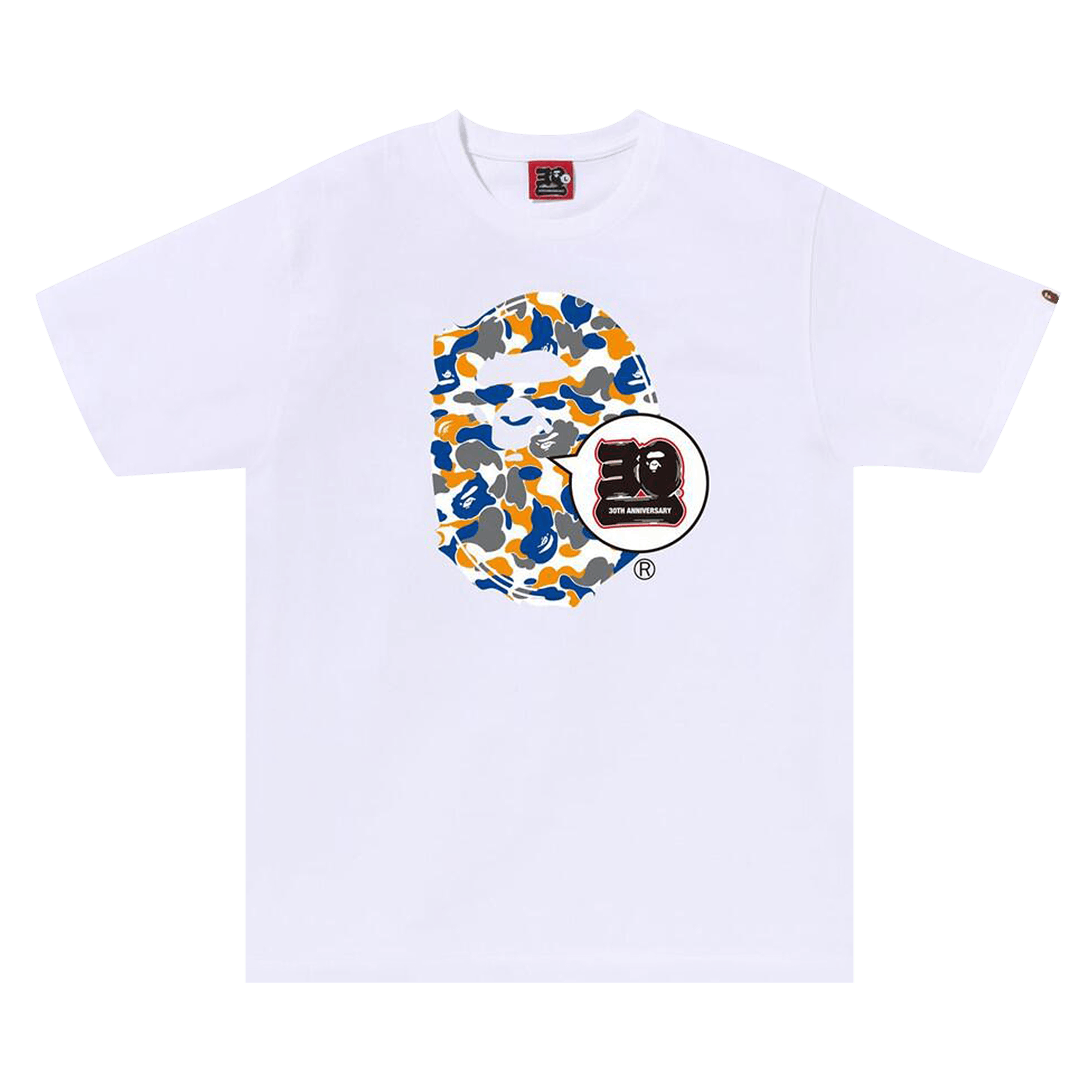 BAPE Store Maebashi 30th Anniversary Ape Head Tee Set 'White'