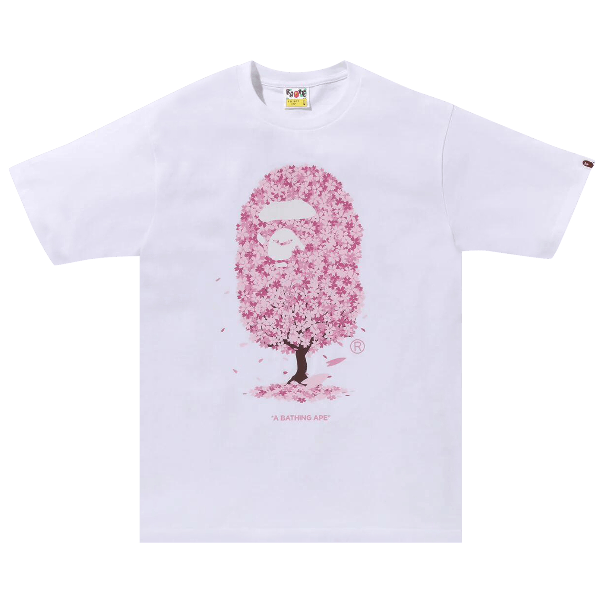 BAPE Sakura Tee 'White'